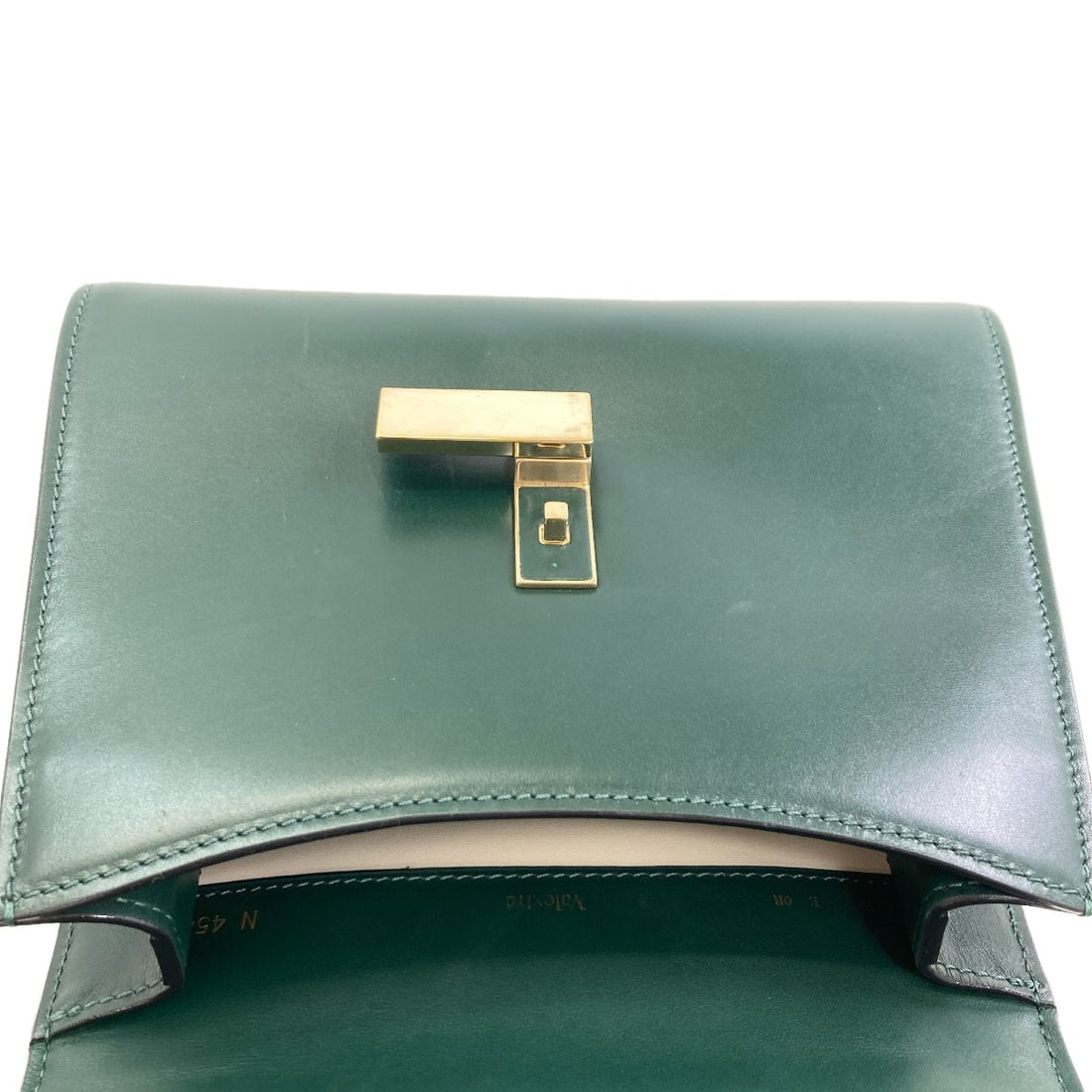 Calf Iside 2Way Handbag Valextra - 10