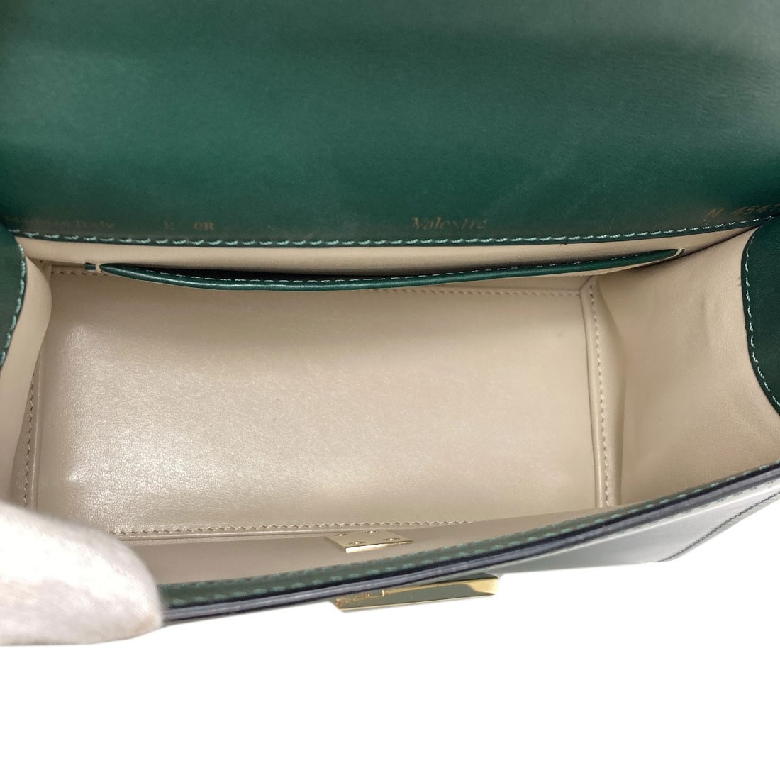 Calf Iside 2Way Handbag Valextra - 5