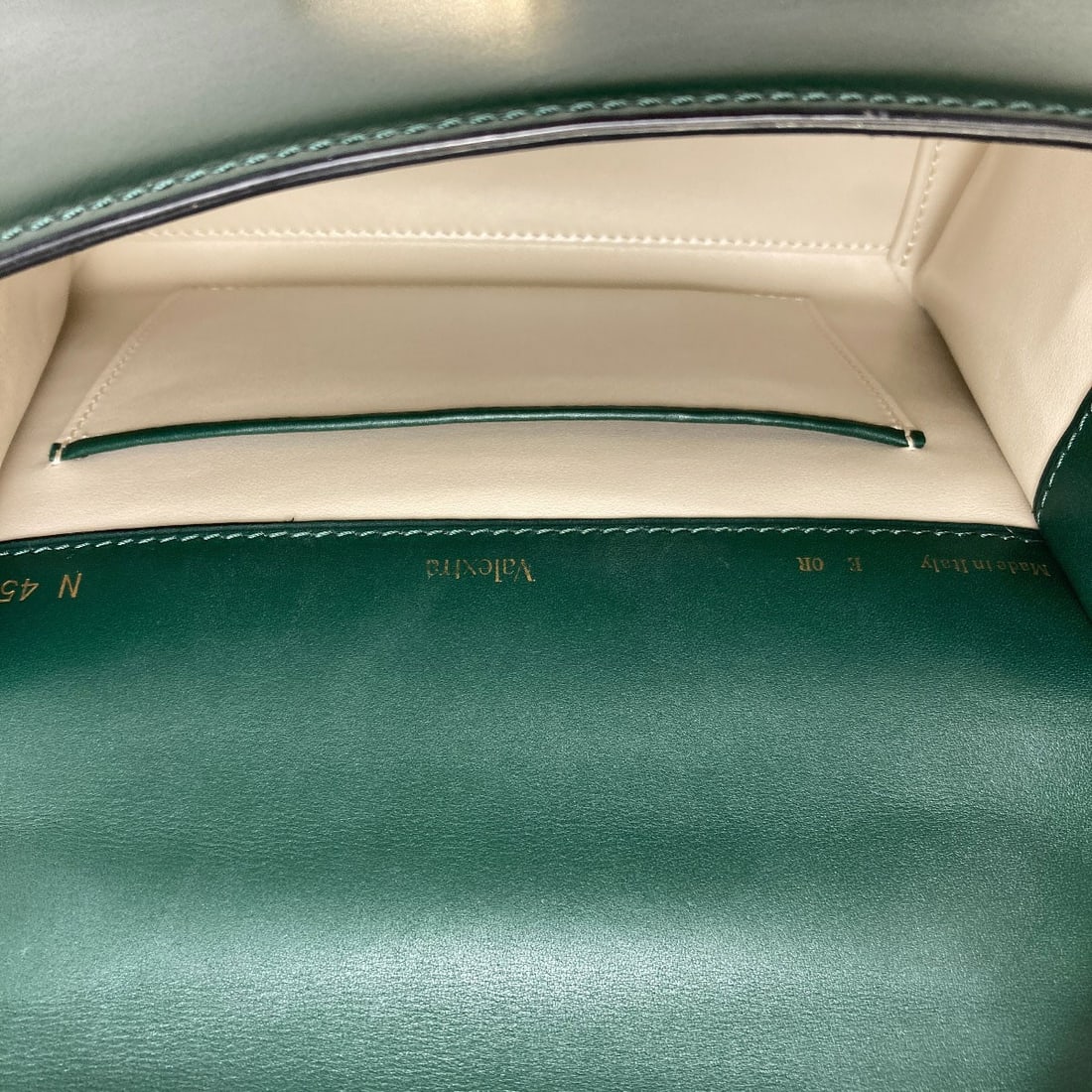 Calf Iside 2Way Handbag Valextra - 6