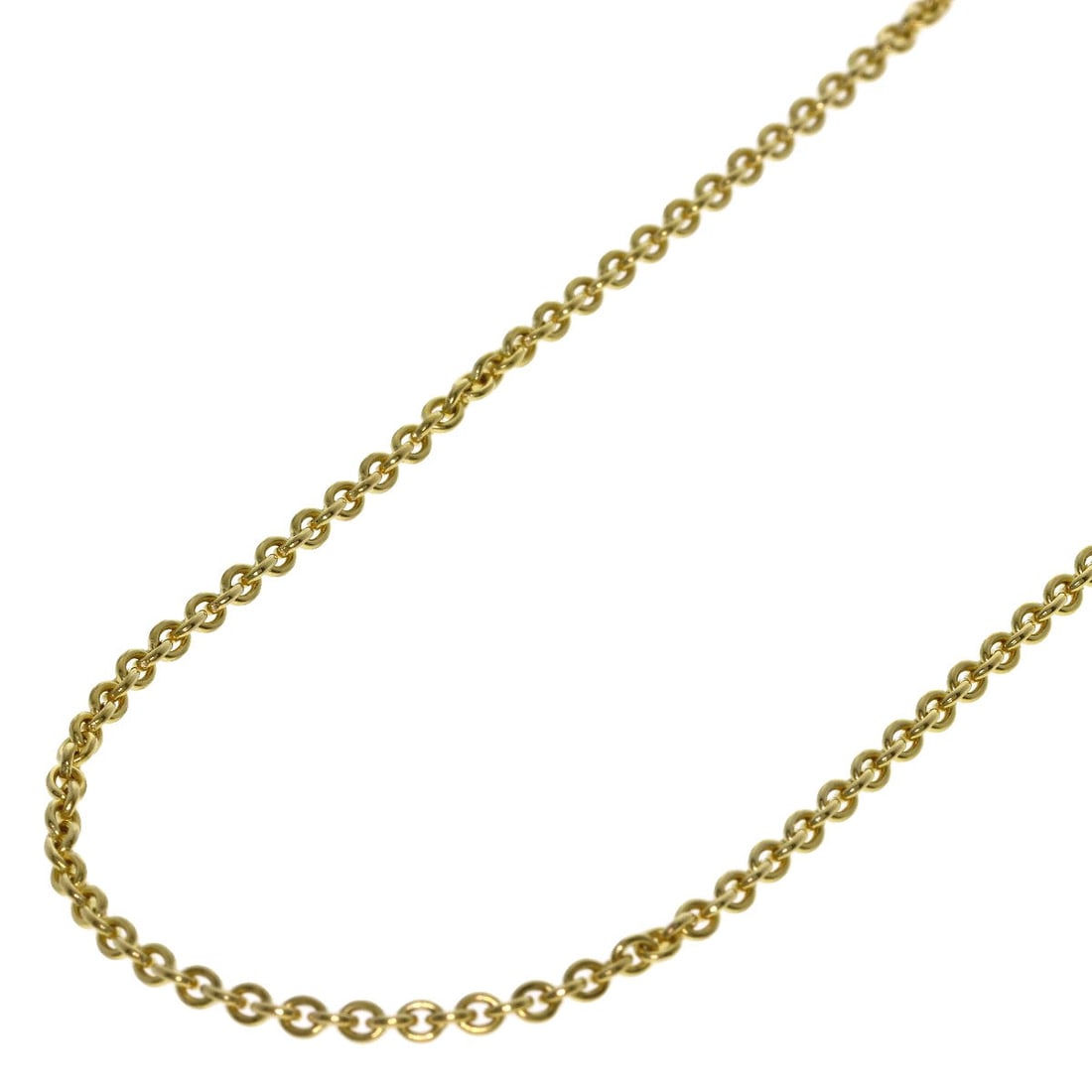 Georg Jensen Chain 15.7" Necklace K18 Yellow Gold: Georg Jensen Chain 15.7" Necklace K18 Yellow Gold K18 Yellow Gold Chain Necklace from Georg Jensen, featuring a 15.7" length of high-quality gold metal. This elegant necklace boasts a distinctive chai