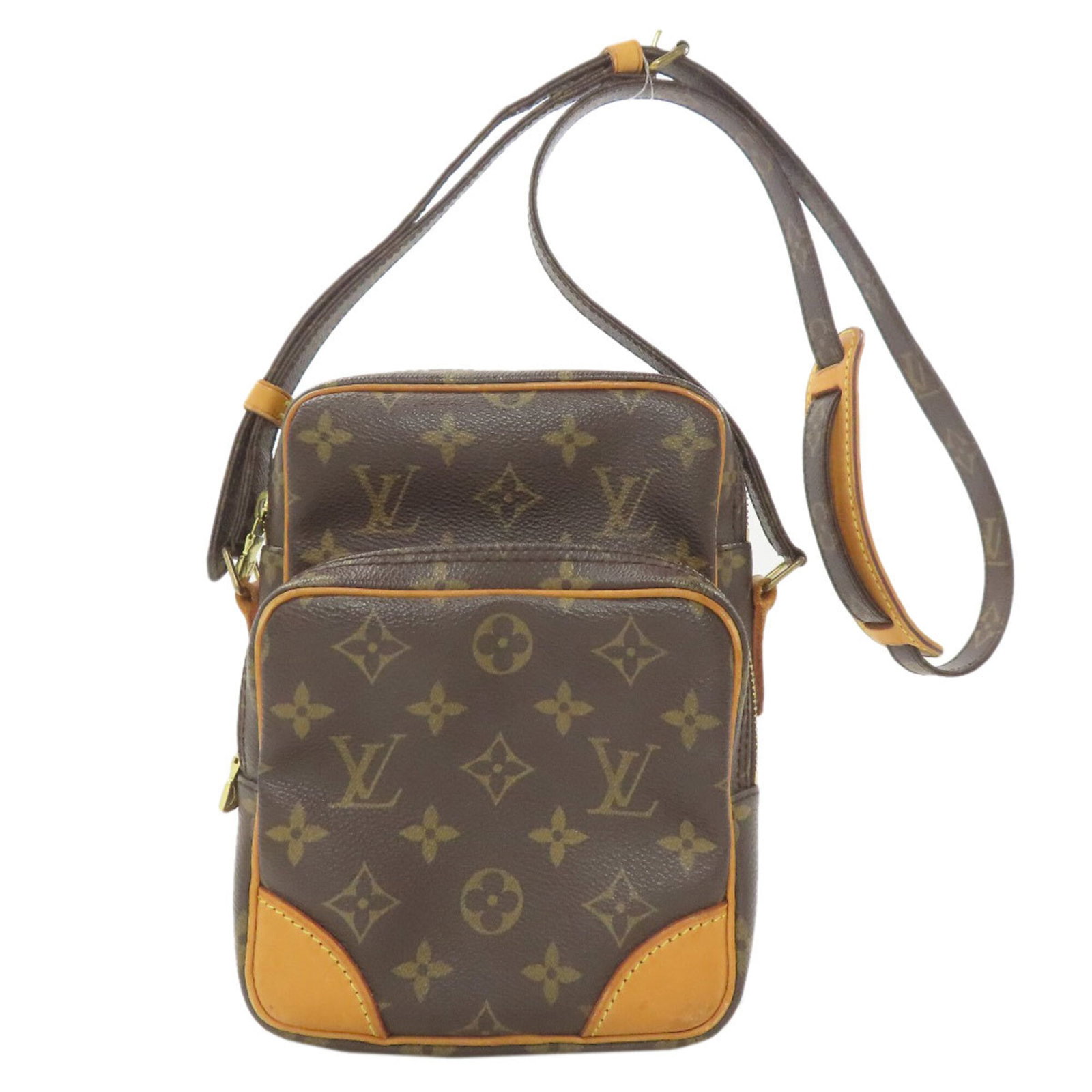 Monogram Canvas Louis Vuitton Shoulder Bag: Monogram Canvas Louis Vuitton Shoulder Bag Monogram Canvas Louis Vuitton Shoulder Bag. This classic shoulder bag features the iconic Monogram pattern in a rich brown canvas, with a timeless design