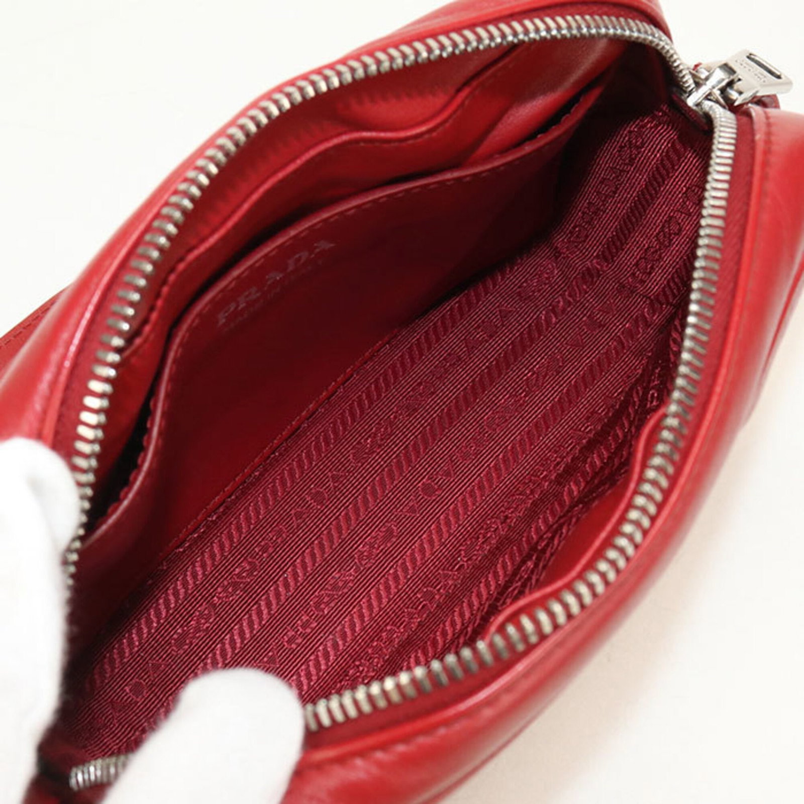 Shoulder Bag Leather Prada - 3