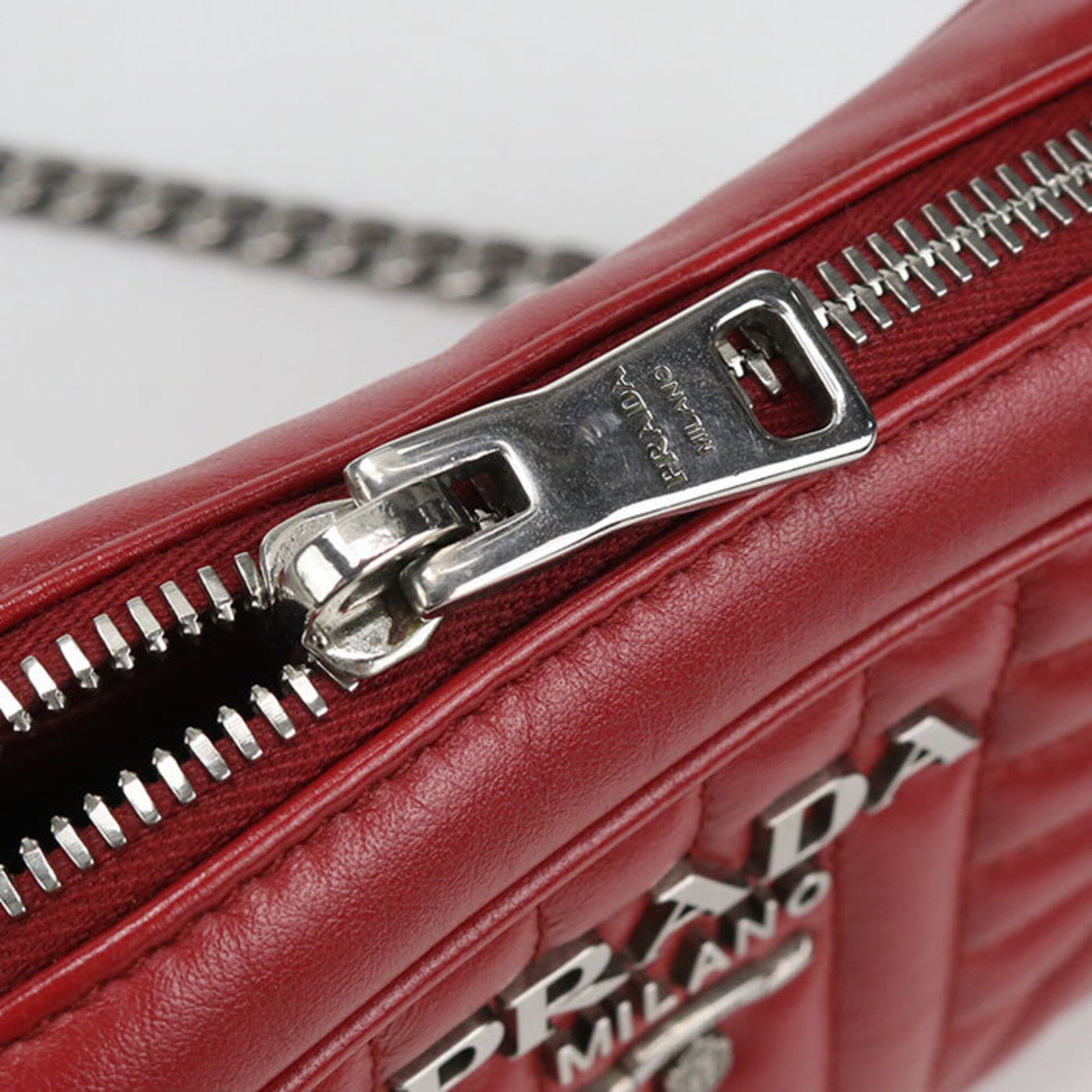 Shoulder Bag Leather Prada - 5
