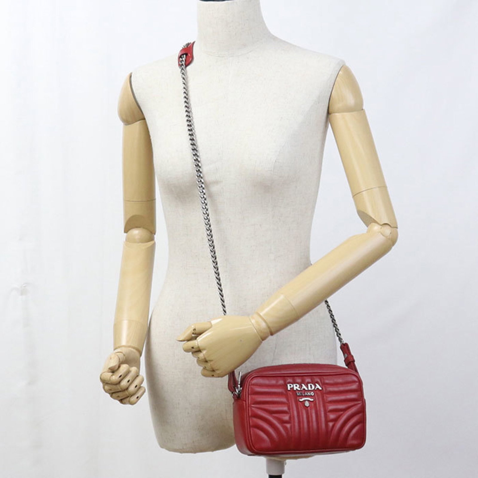 Shoulder Bag Leather Prada - 9