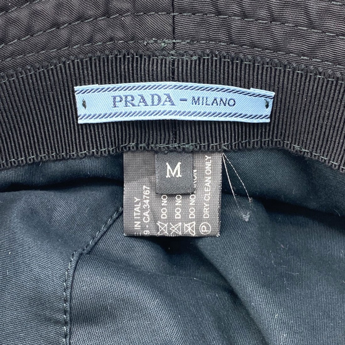 Logo Prada Bucket Hat Nylon Hardware - 5