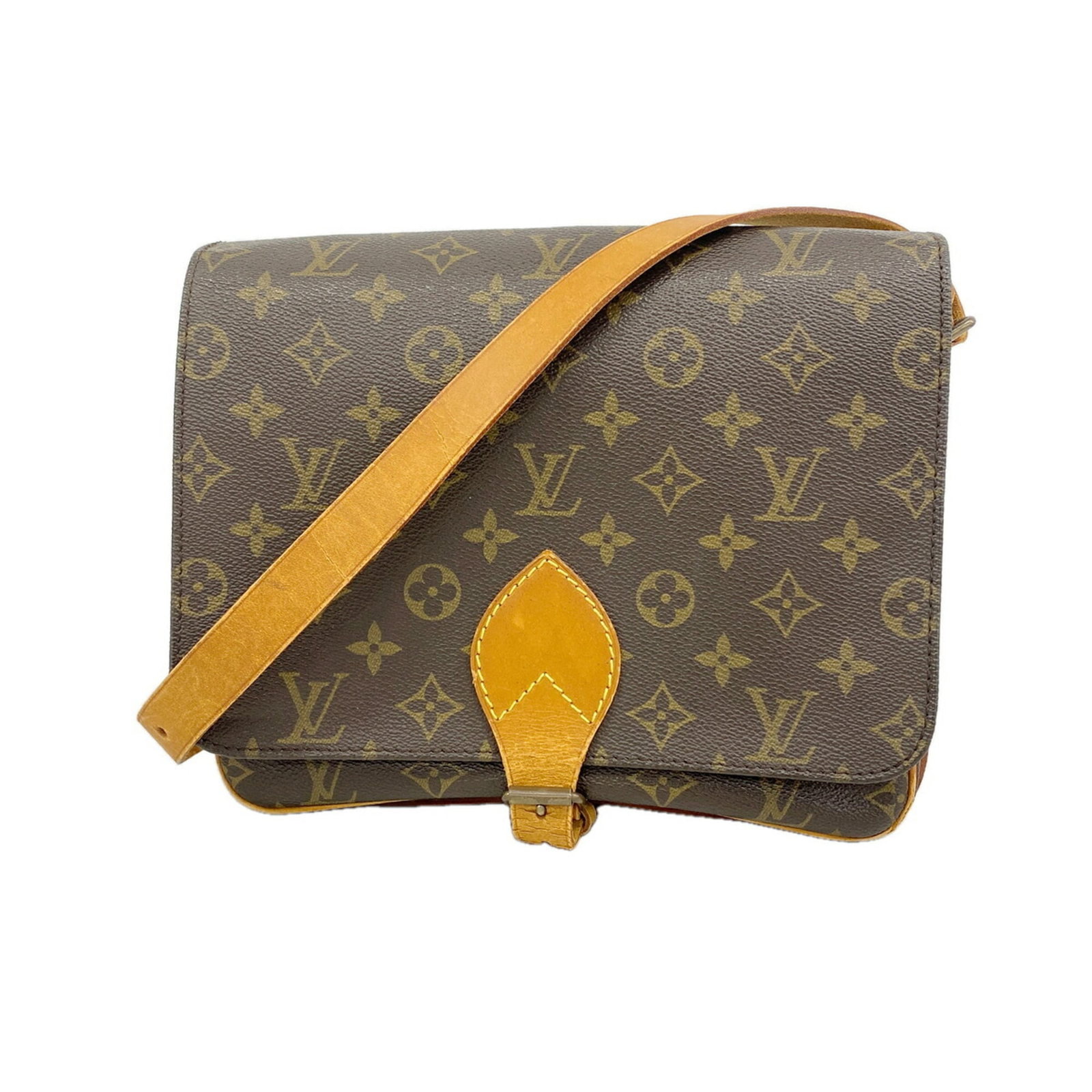 Shoulder Bag by Louis Vuitton: Shoulder Bag by Louis Vuitton Brown Louis Vuitton shoulder bag with dimensions 21cm x 25cm x 8cm, perfect for everyday use. This stylish bag features a classic design and a durable construction. Item