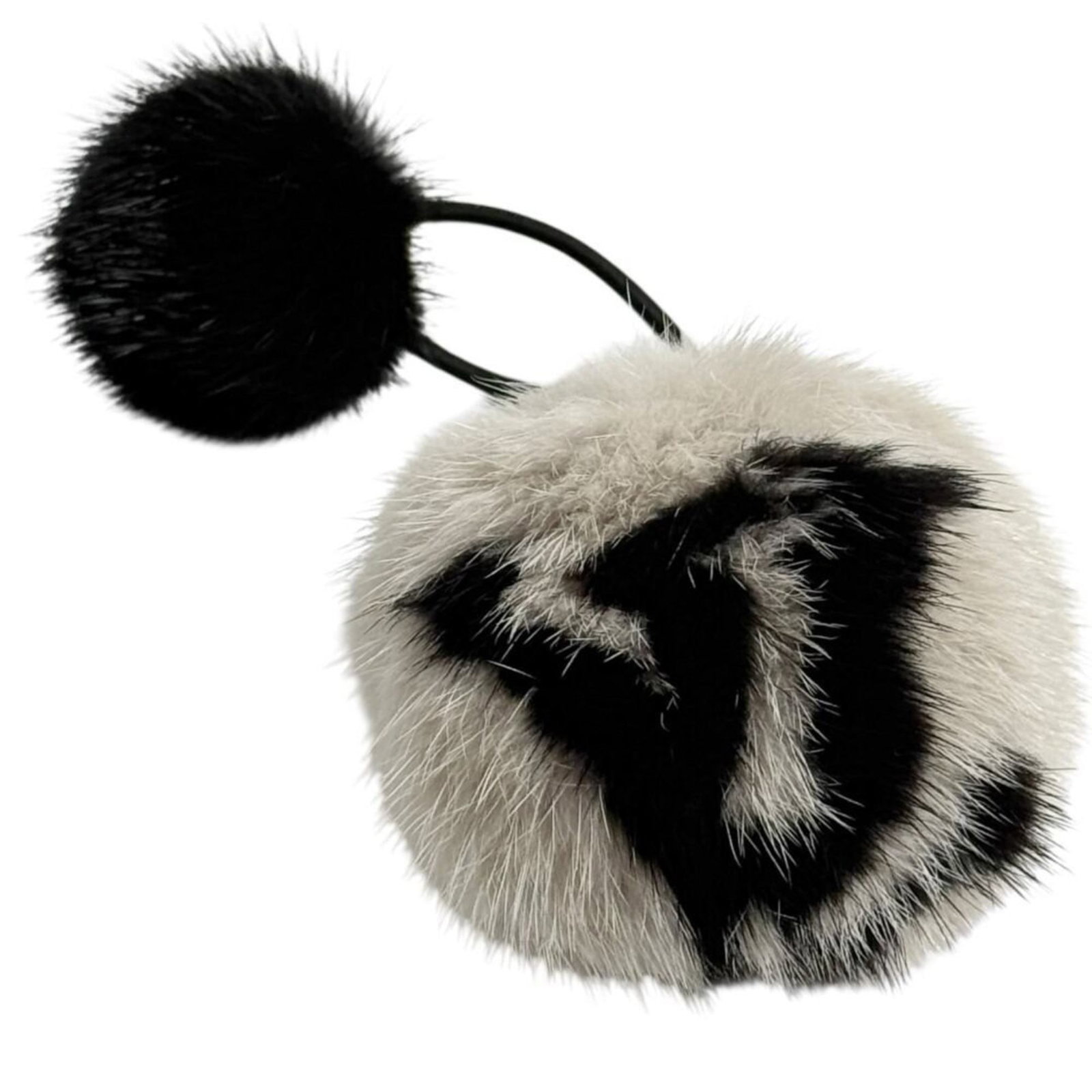 Fur Hair Tie Louis: Fur Hair Tie Louis Fur Hair Tie Louis is made from fur, a material sourced from Italy. The item measures 8cm in length and 3.14'' in width. It bears a signature. Item Specifics: Brand: Louis Vuitton C