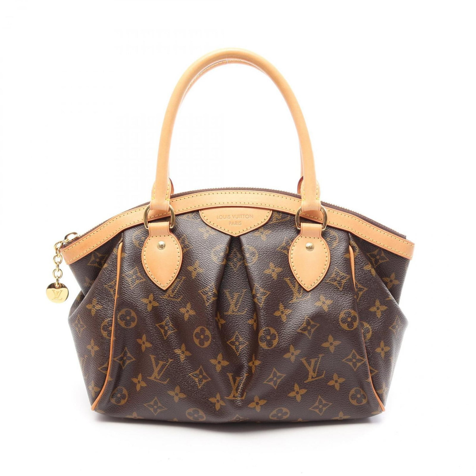 Handbag Leather Canvas Pvc Coated Louis Vuitton: Handbag Leather Canvas Pvc Coated Louis Vuitton This Louis Vuitton handbag features a unique combination of PVC, coated canvas, and leather materials, making it a distinctive piece. Its brown color