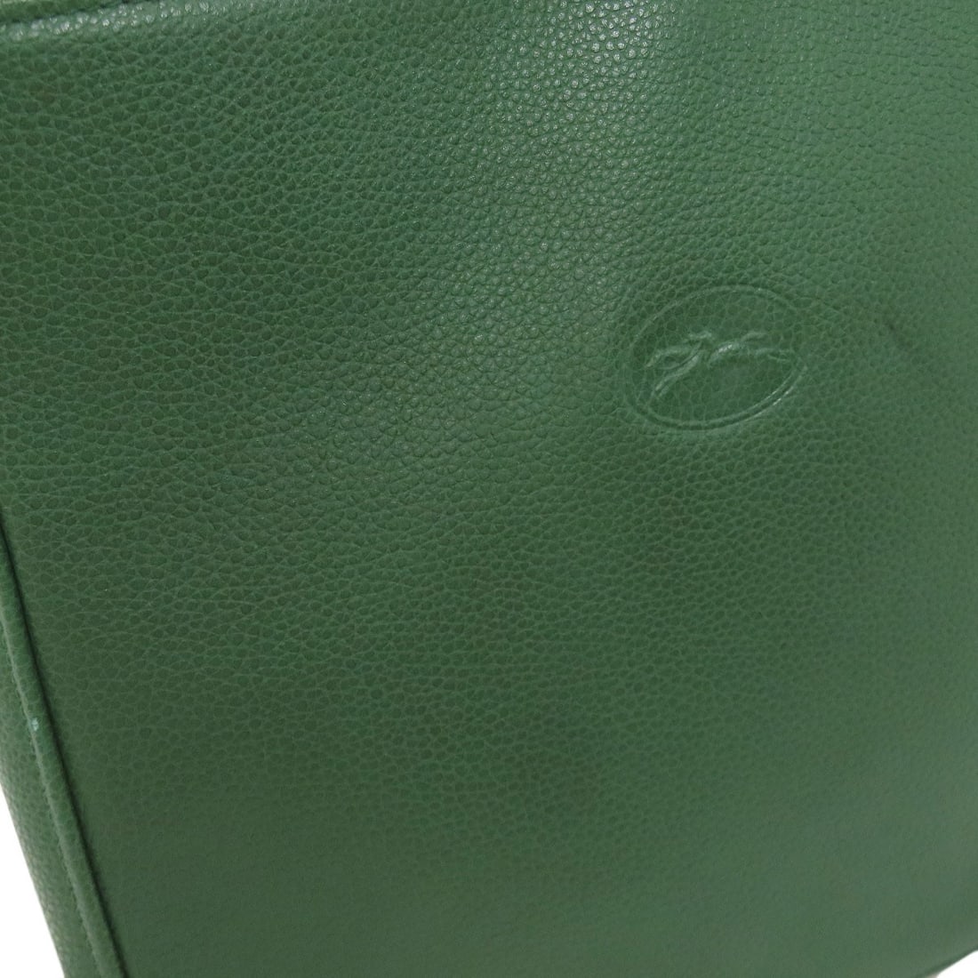 Longchamp Logo Leather Bag Shoulder - 10