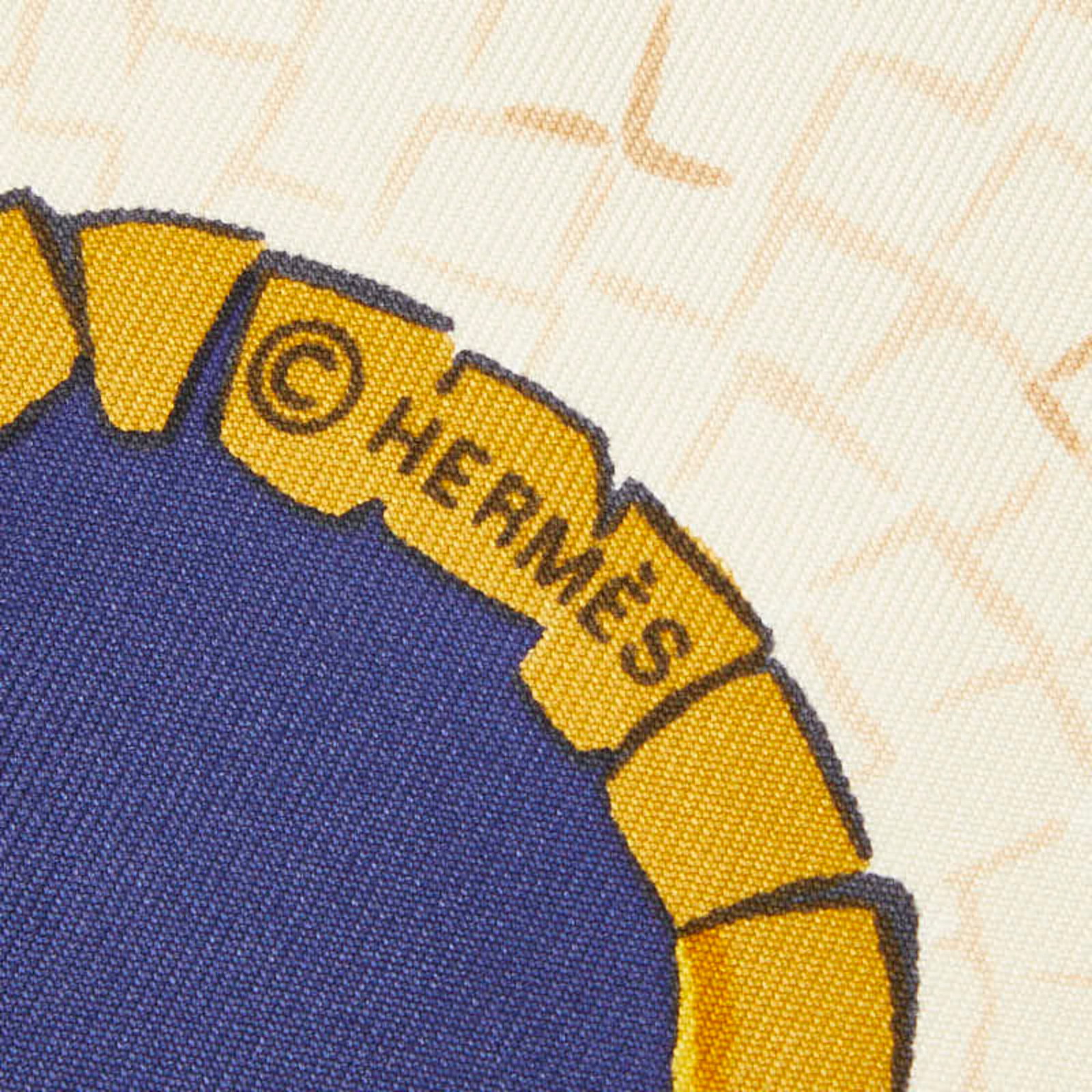 Silk Hermes Scarf - 5