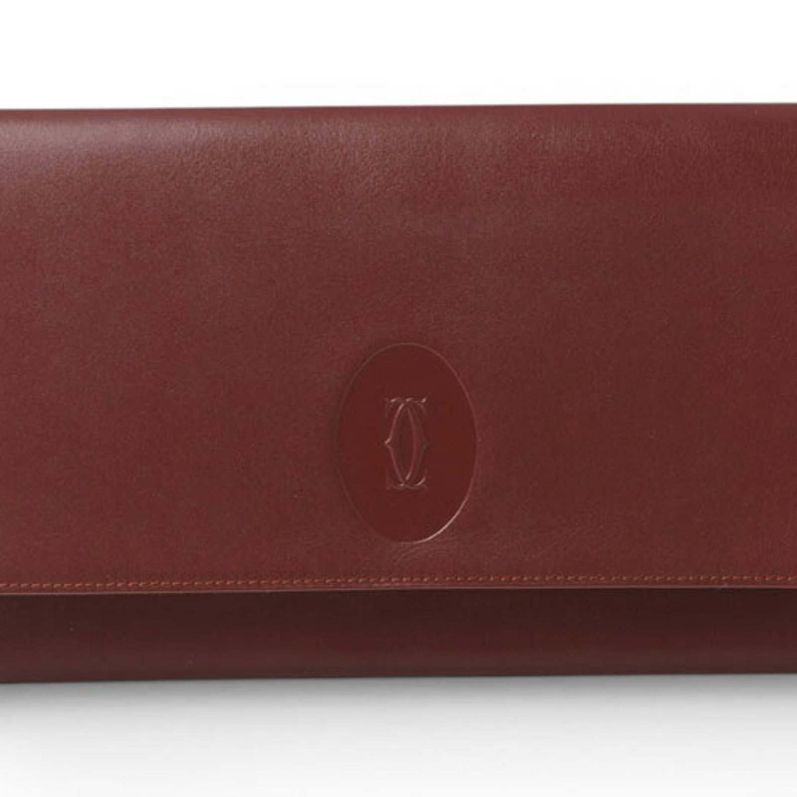 Cartier Clutch Bag Leather: Cartier Clutch Bag Leather Cartier Clutch Bag Leather is a sleek and sophisticated accessory, crafted from high-quality leather and boasting a classic black design. The bag measures 15.5cm x 28cm x 2.