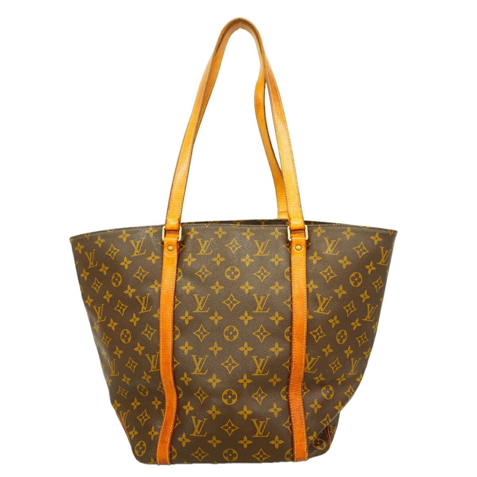 Tote Bag Louis Vuitton: Tote Bag Louis Vuitton Brown Louis Vuitton Tote Bag. This classic tote bag features the iconic monogram pattern and measures 33cm x 26cm x 14cm. Made from high-quality materials, its timeless design m