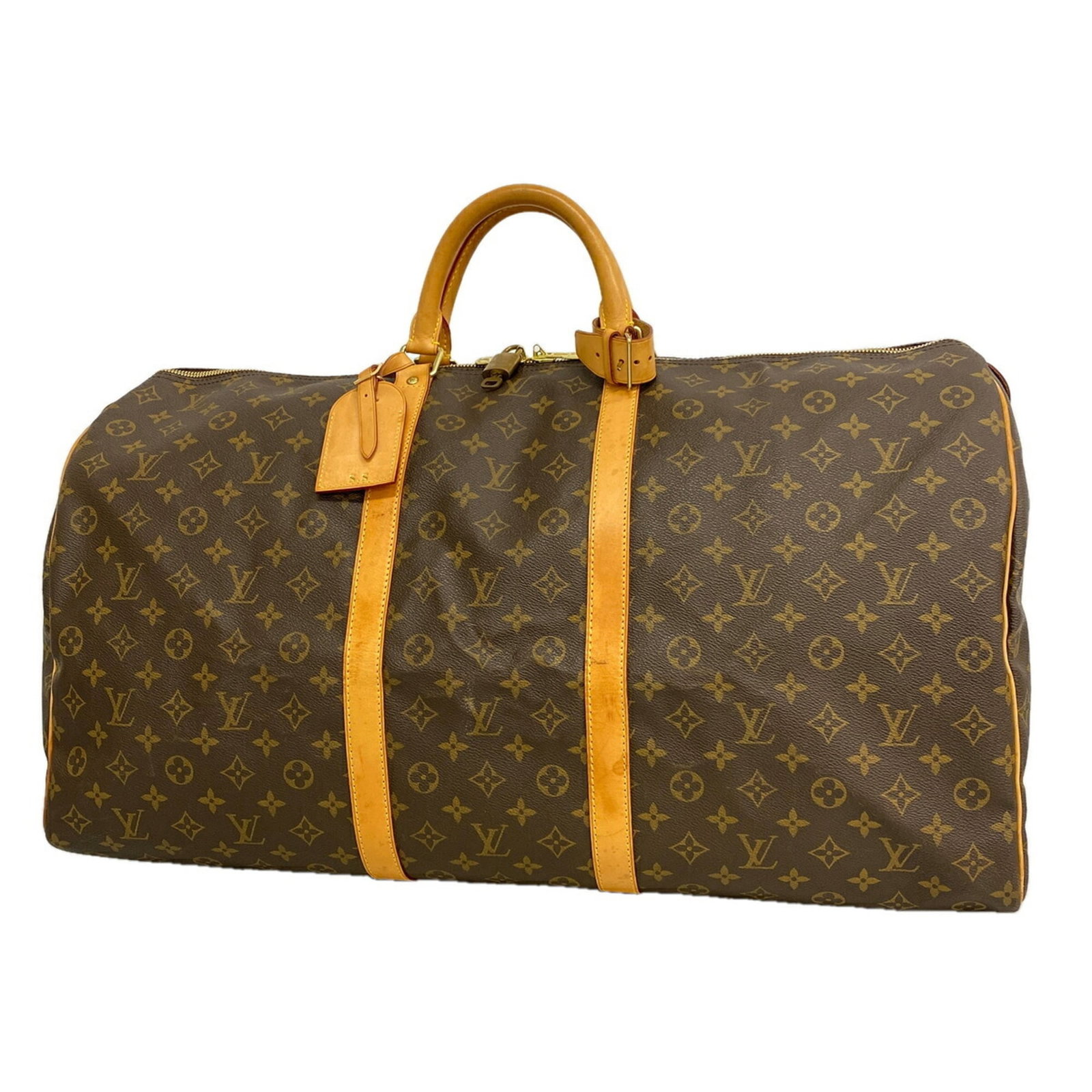 Boston Bag By Louis Vuitton: Boston Bag By Louis Vuitton Boston Bag By Louis Vuitton - A Timeless Classic. This iconic Boston bag from Louis Vuitton boasts a rich brown color and a spacious interior, measuring 33cm x 60cm x