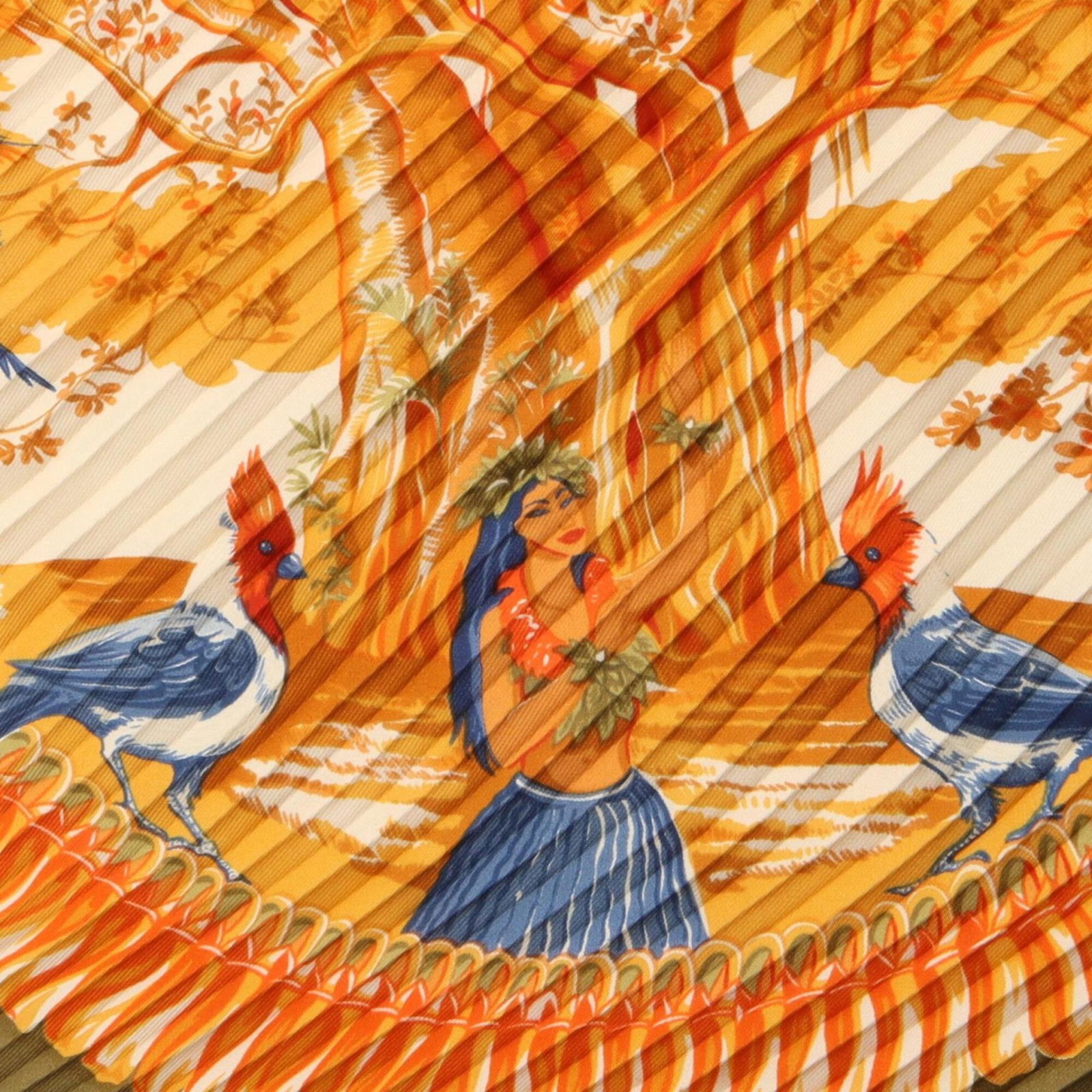 Silk Hermes Scarf - 4