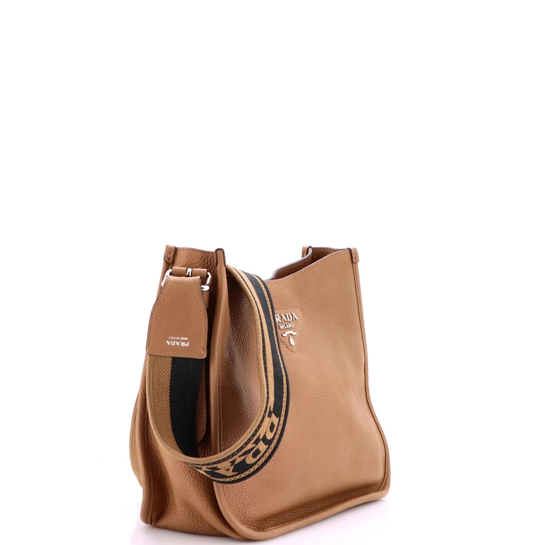 Logo Strap Hobo Medium Leather - 2