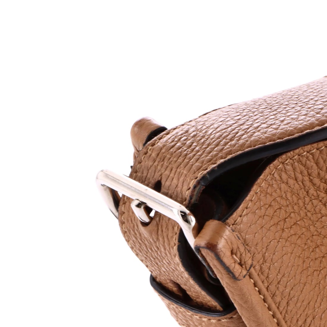 Logo Strap Hobo Medium Leather - 8