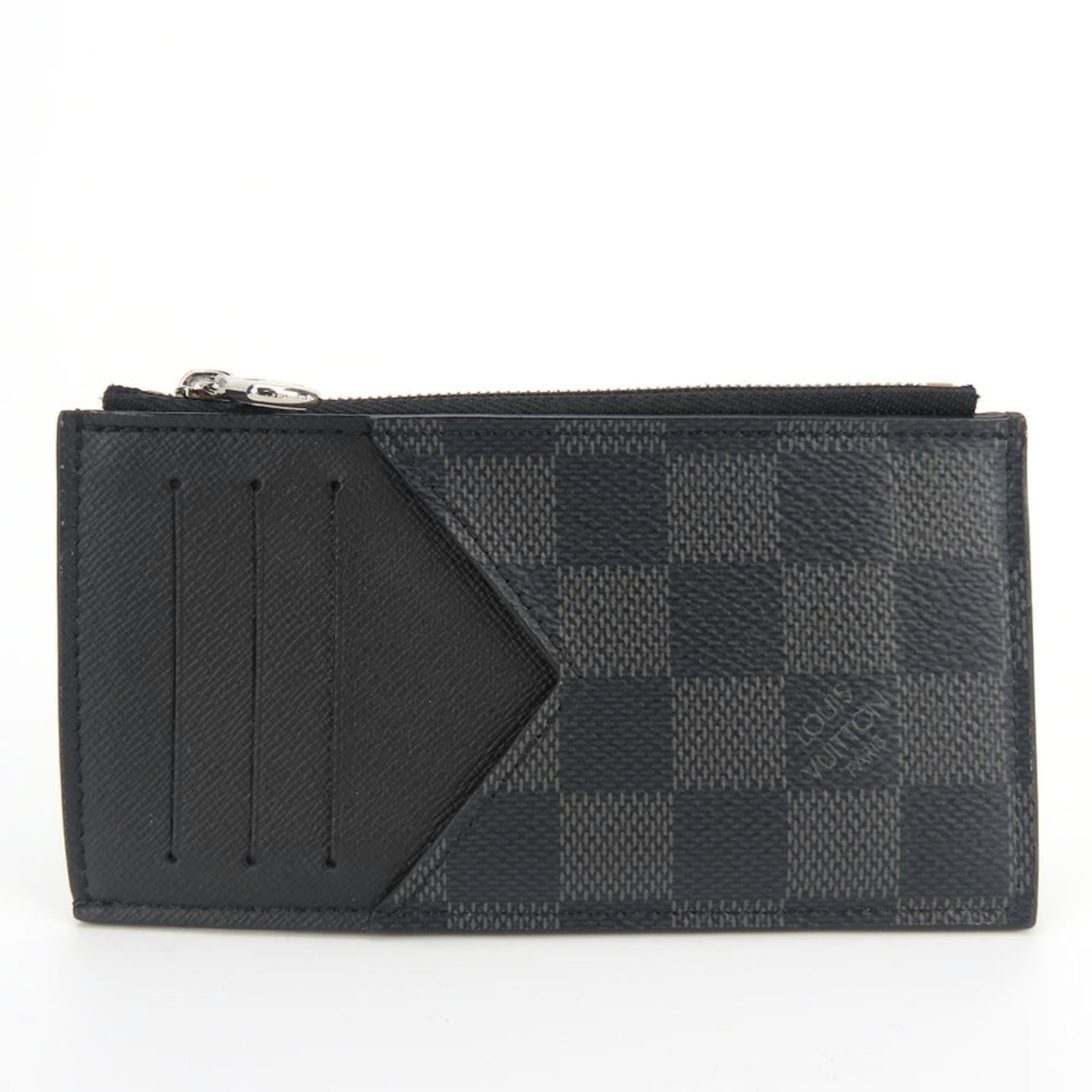 Business Card Case Damier Graphite Louis Vuitton: Business Card Case Damier Graphite Louis Vuitton Damier Graphite Louis Vuitton Business Card Case. Made from high-quality Damier Graphite material, this business card case features a classic design