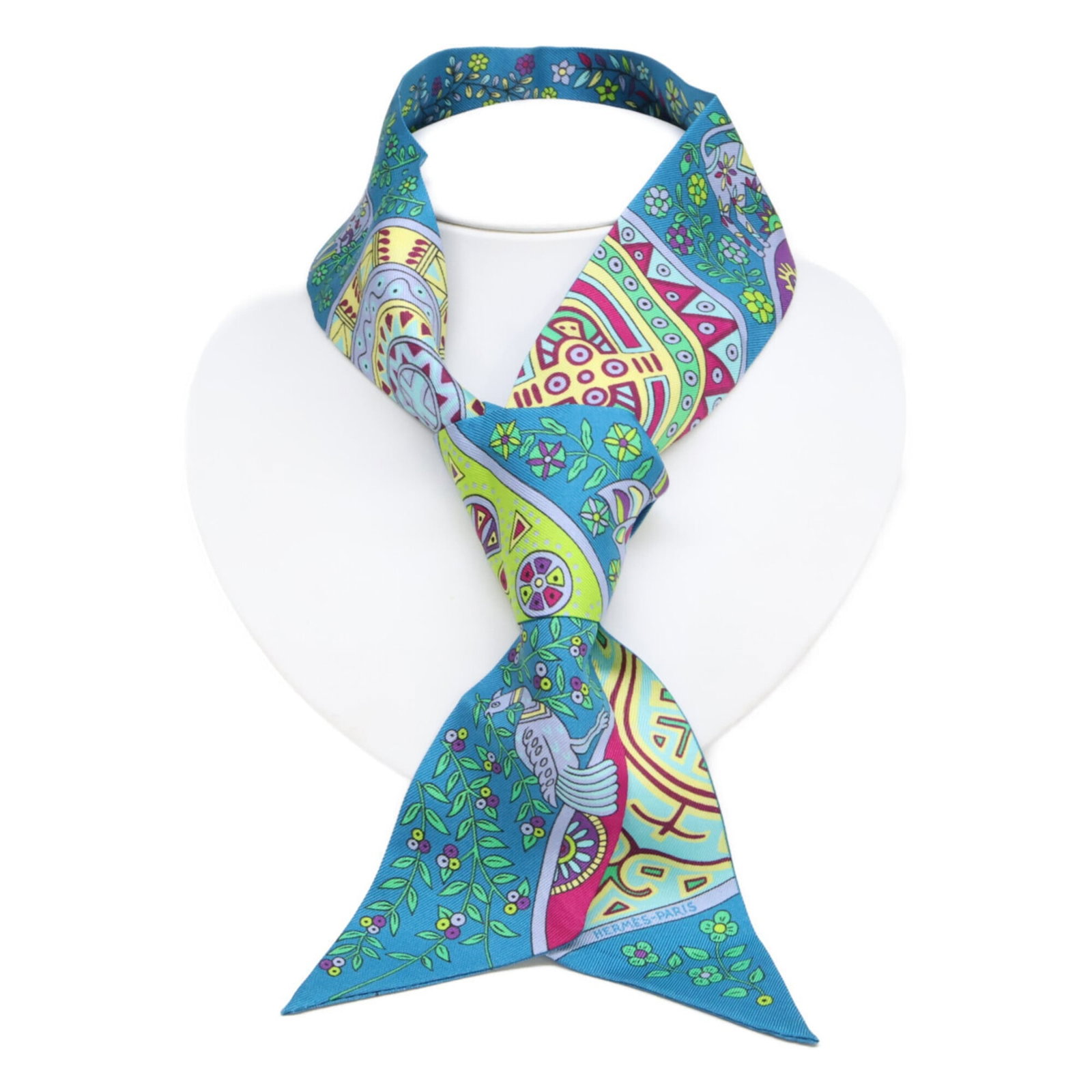 Silk Hermes Scarf - 2