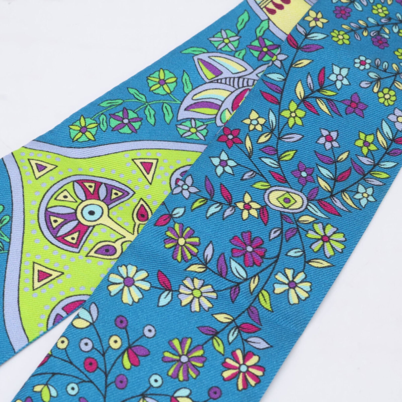 Silk Hermes Scarf - 4
