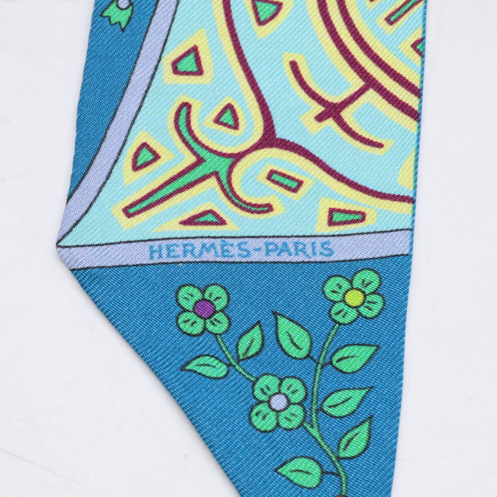 Silk Hermes Scarf - 5