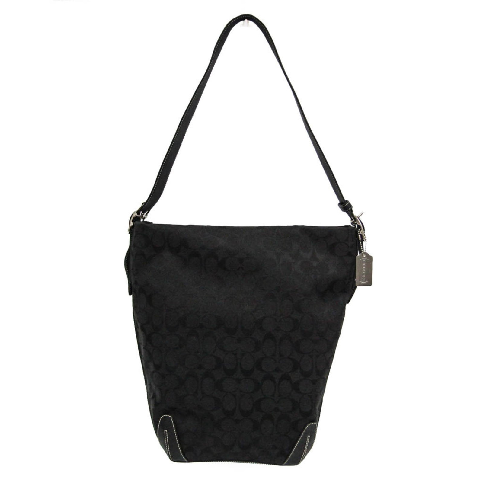 Canvas Leather Shoulder Bag Crossbody Bag: Canvas Leather Shoulder Bag Crossbody Bag Canvas Leather Shoulder Bag Crossbody Bag. This black canvas and leather crossbody bag features a one-shoulder design with a zipper closure and two pockets