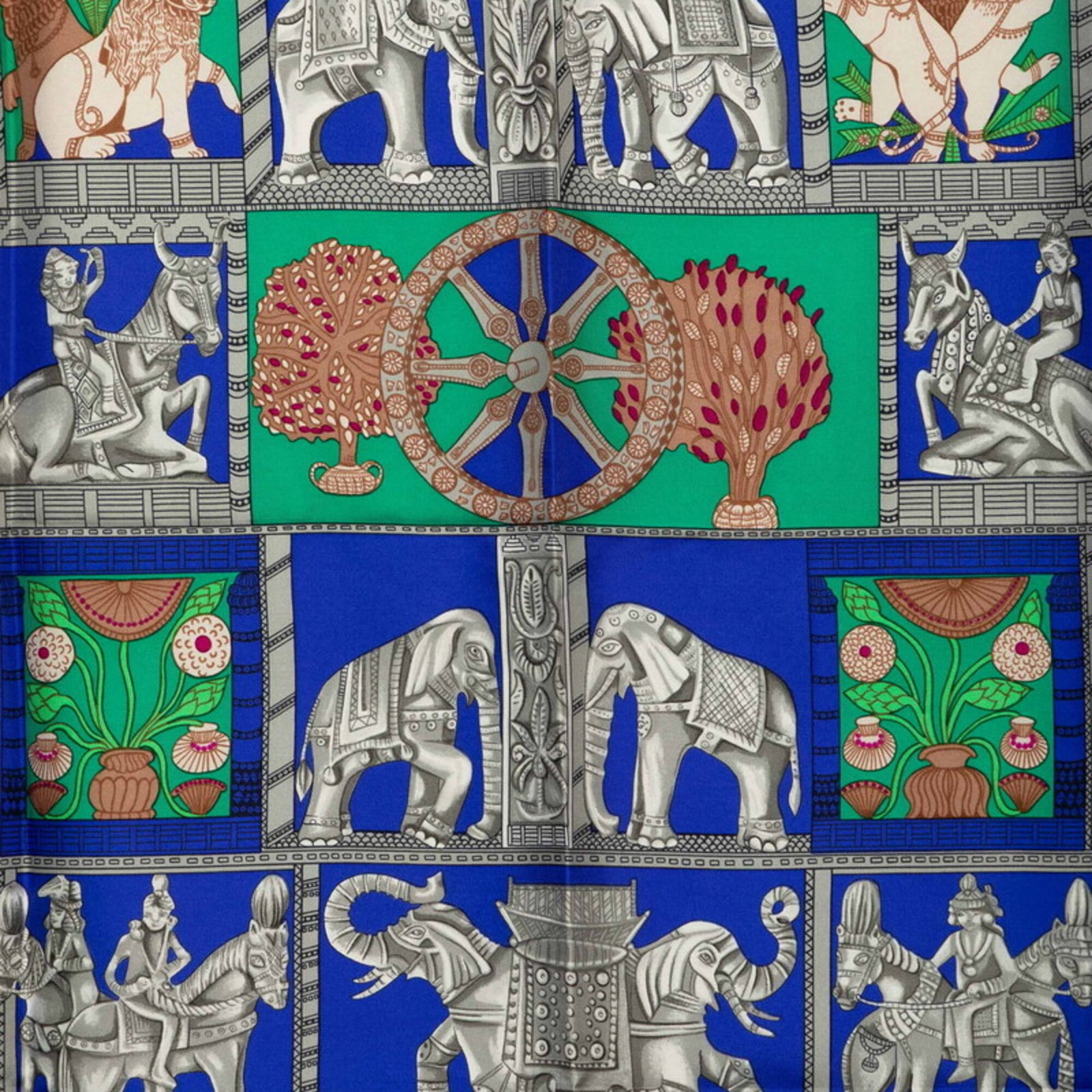 Silk Hermes Scarf - 3