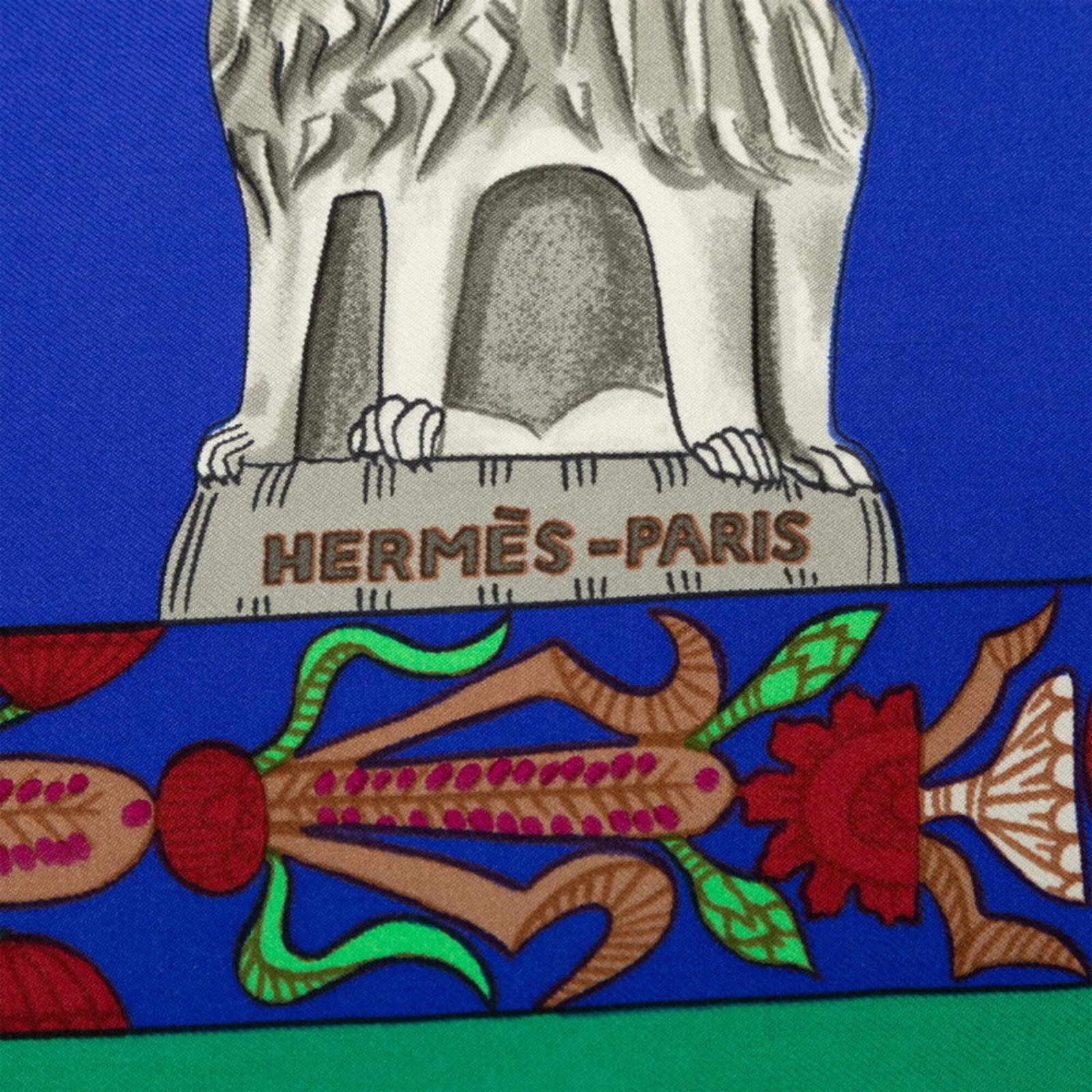 Silk Hermes Scarf - 5