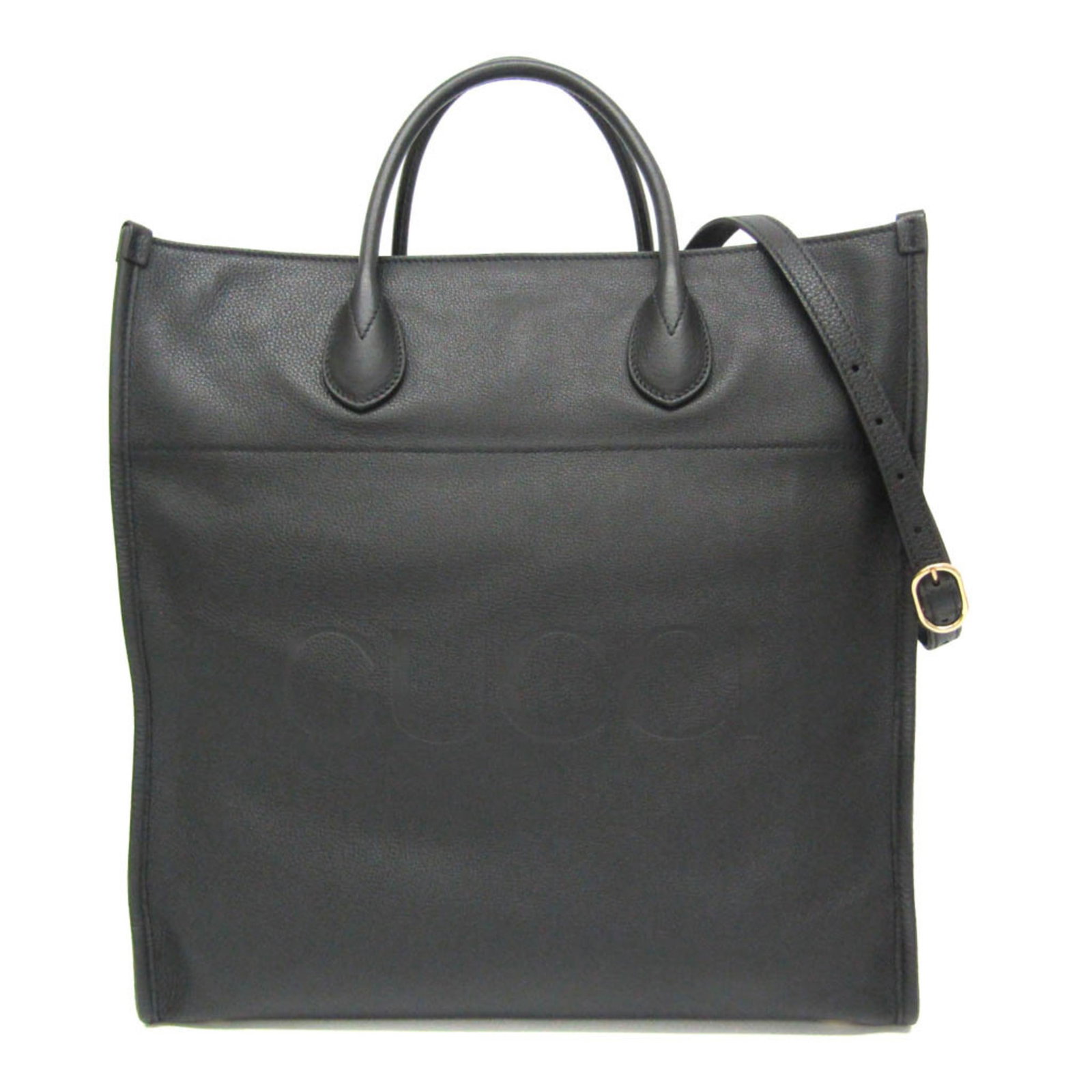 Shoulder Bag Gucci Leather Tote: Shoulder Bag Gucci Leather Tote Gucci Leather Tote in Black - A Timeless Shoulder Bag. Made from high-quality leather, this medium-sized tote features a classic logo design and measures 36.5cm x 36cm 