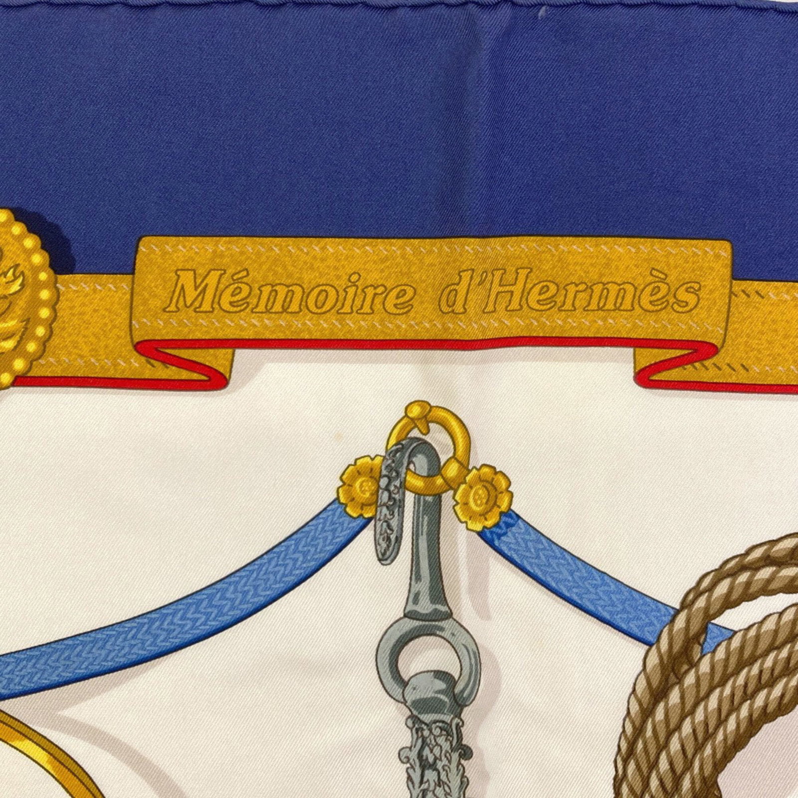 Silk Hermes Scarf - 4
