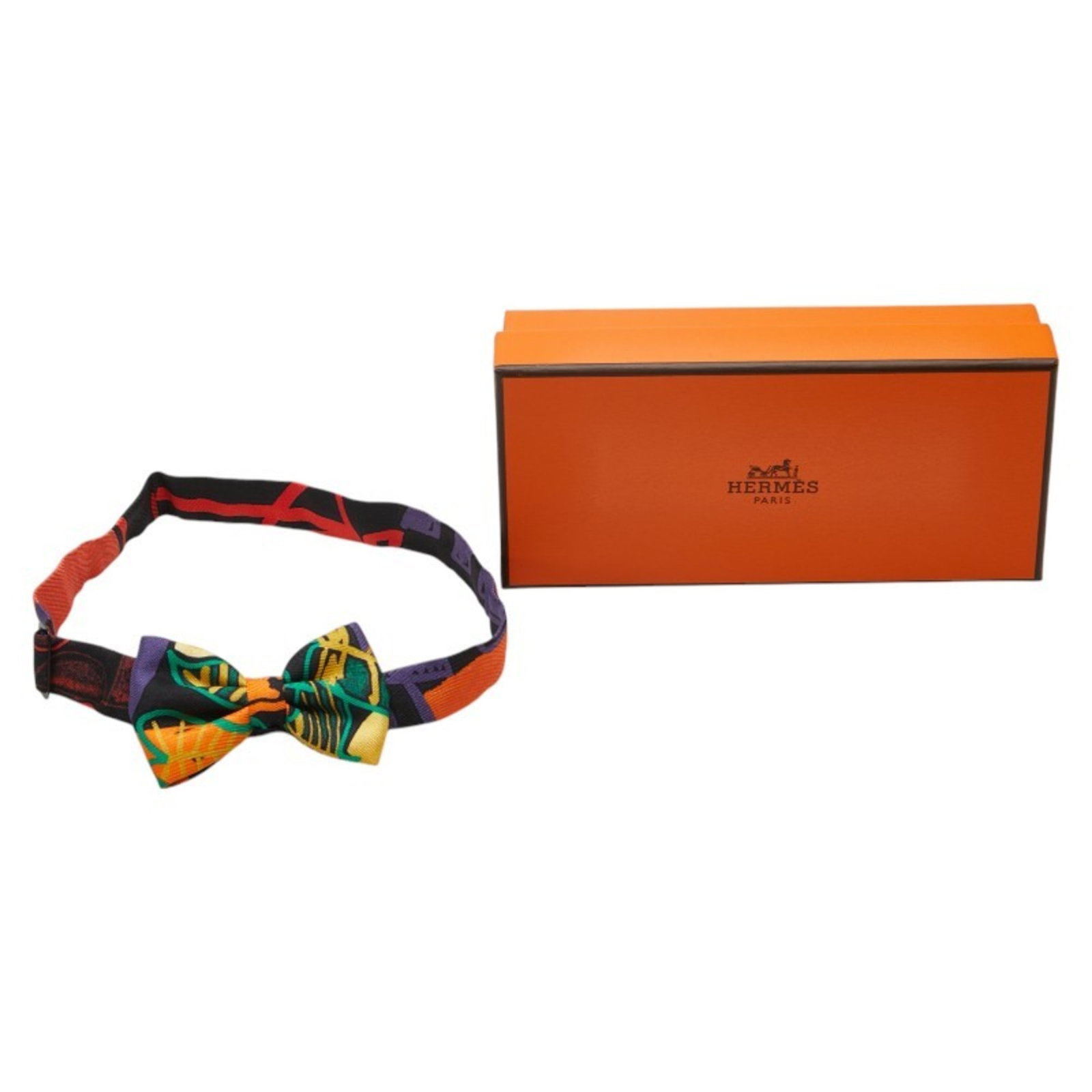 Bow tie silk from Hermes - 6