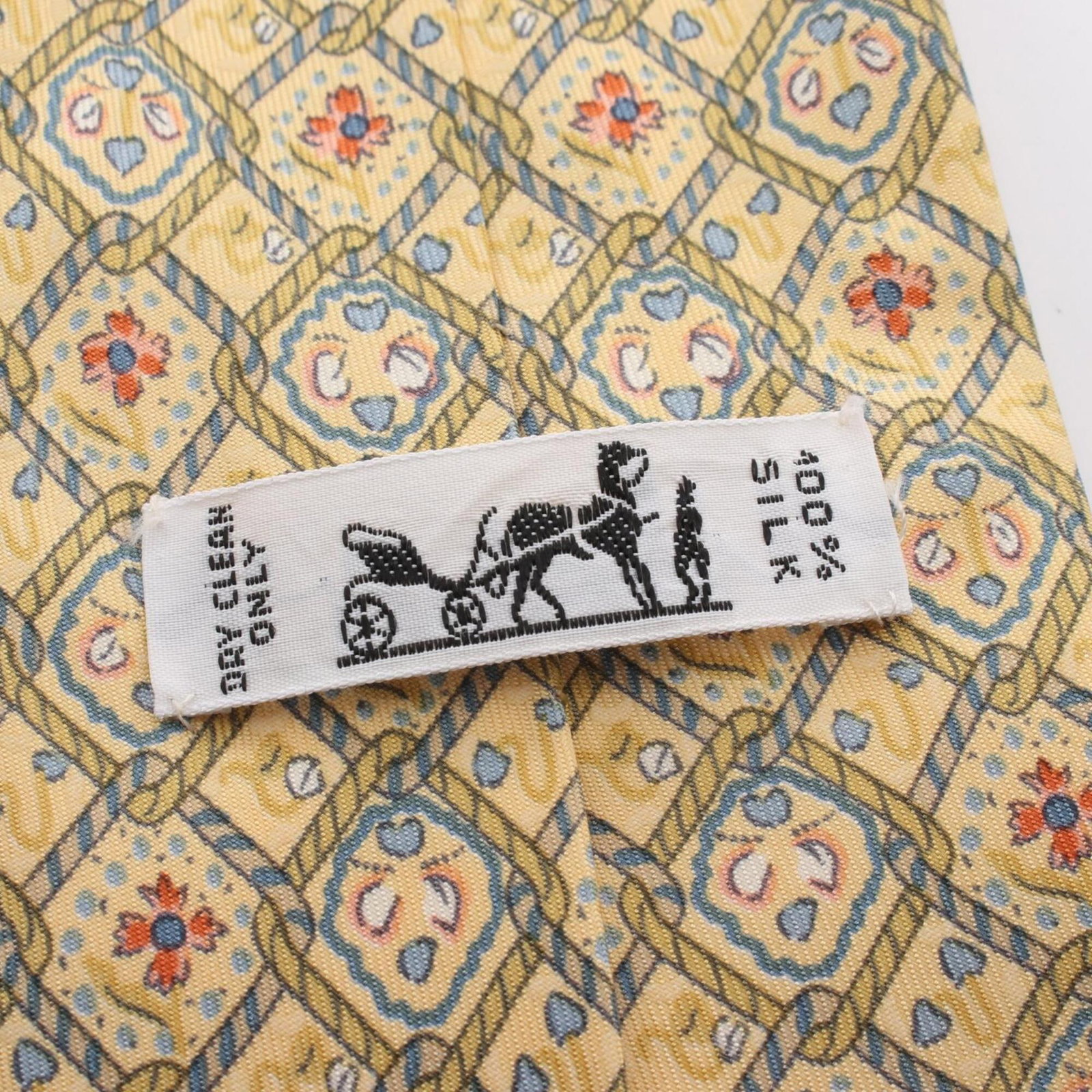 Silk Cravat Hermes - 4