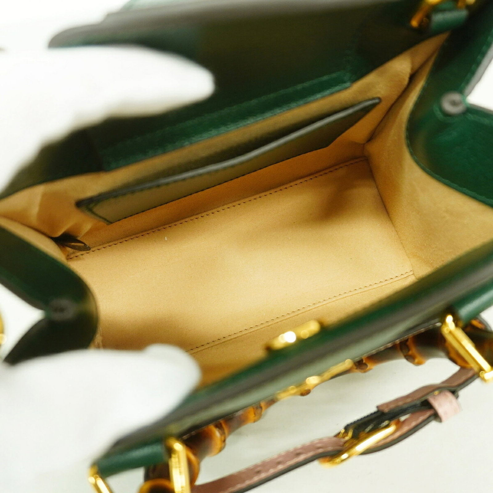 Handbag Leather Gucci - 4