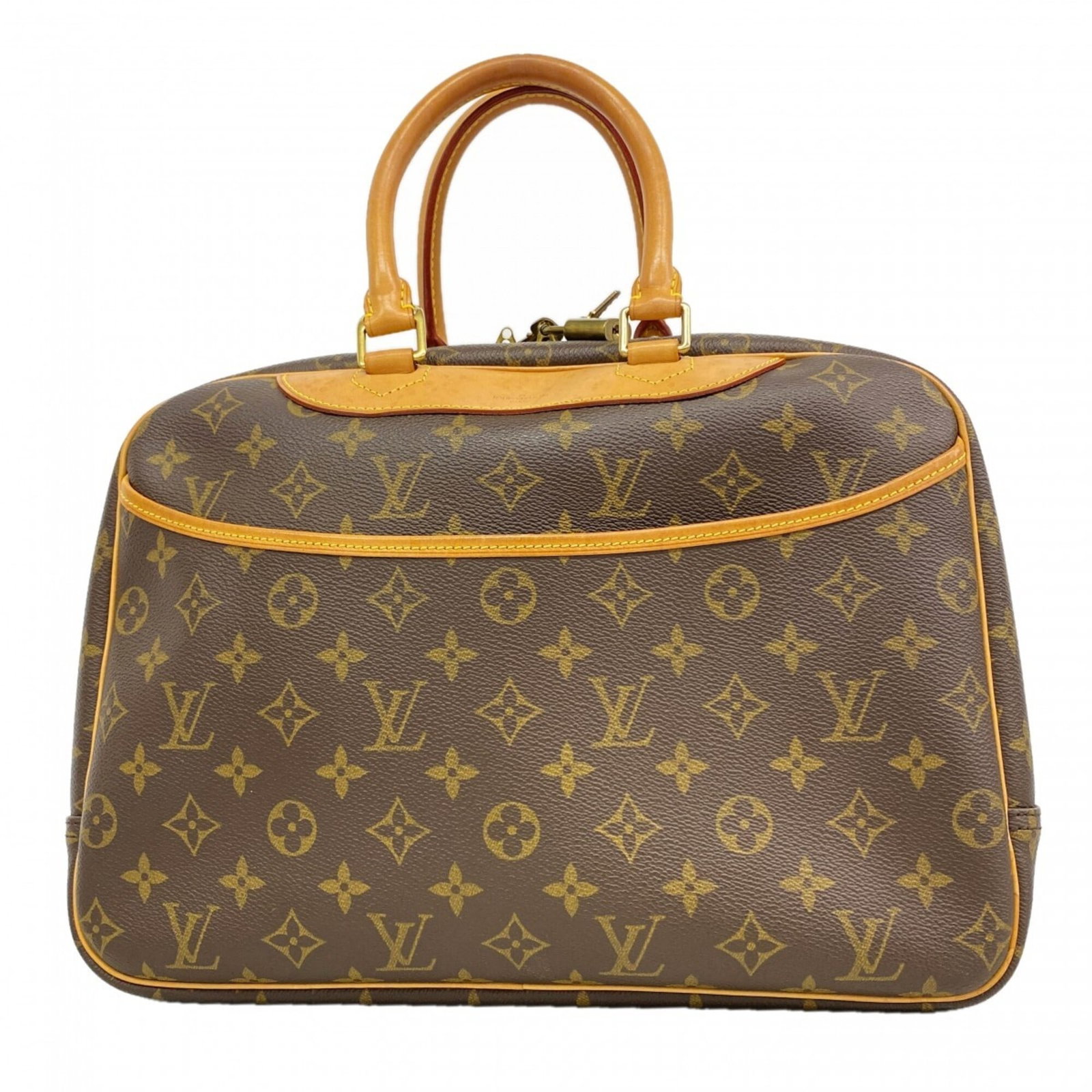 Handbag Louis Vuitton: Handbag Louis Vuitton Brown Louis Vuitton handbag with dimensions 26cm x 34cm x 13cm, perfect for everyday use. Made with signature craftsmanship, this stylish bag features a classic design that
