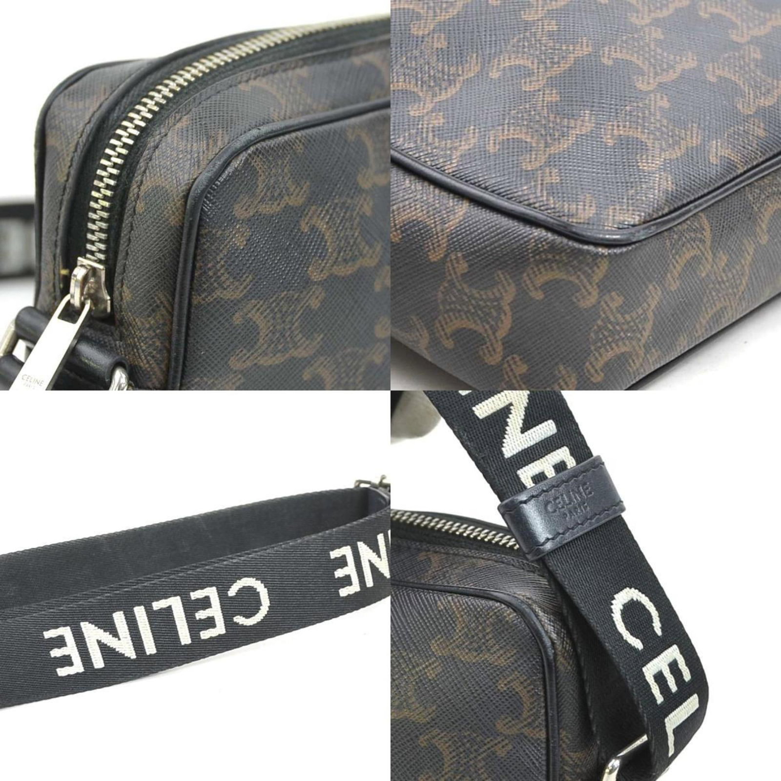 Canvas Coated Celine Bag Shoulder - 3