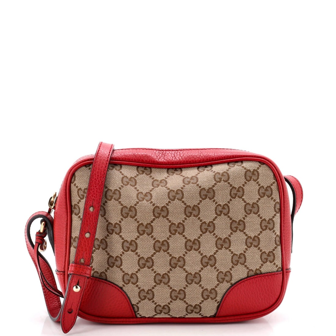 Gucci Bag Canvas Leather Mini Crossbody Bree Disco GG: Gucci Bag Canvas Leather Mini Crossbody Bree Disco GG The Gucci Bag Canvas Leather Mini Crossbody Bree Disco GG is a stylish and compact accessory featuring a vibrant red exterior and a spacious