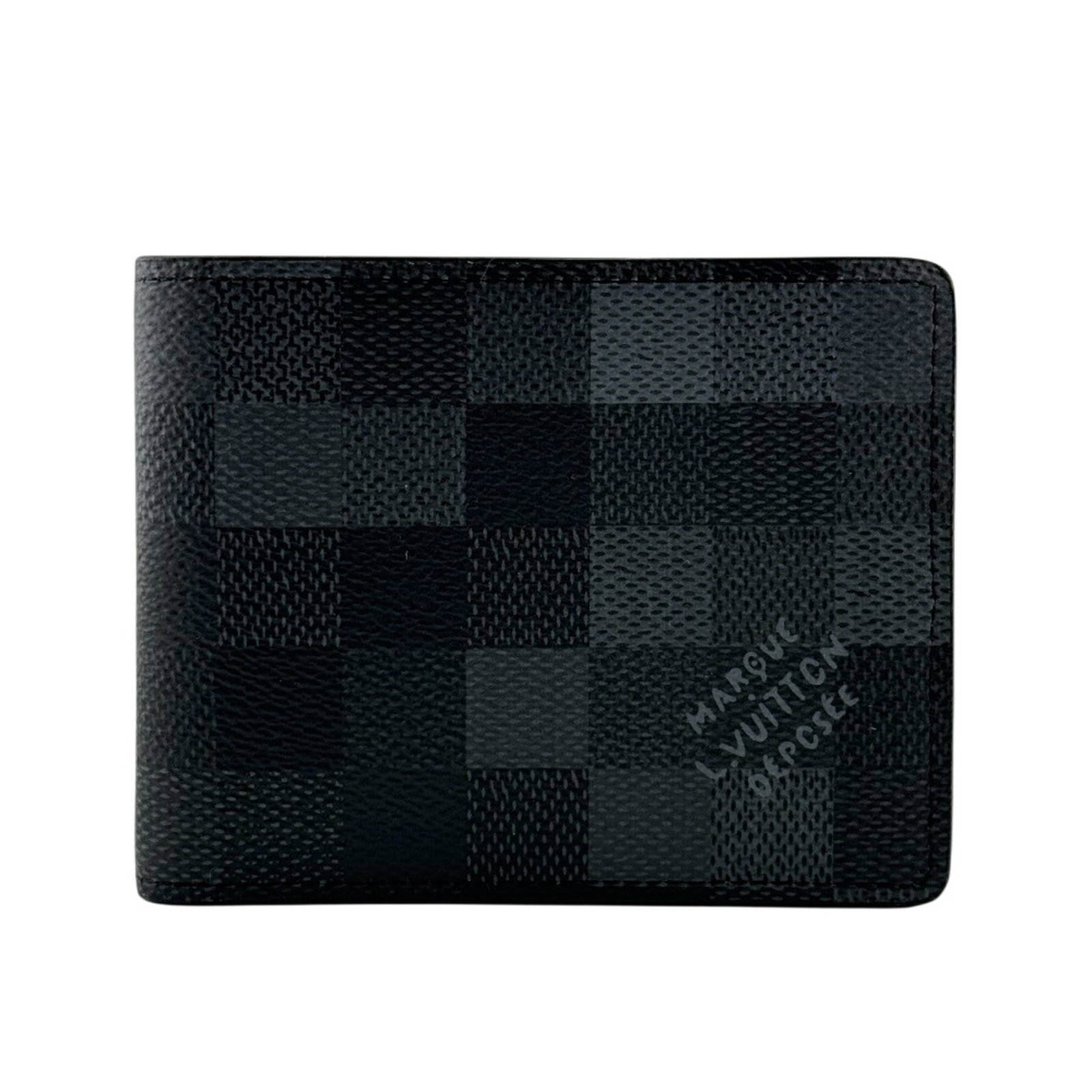 Damier Canvas Bi Fold Wallet Louis Vuitton: Damier Canvas Bi Fold Wallet Louis Vuitton The Louis Vuitton Damier Canvas Bi Fold Wallet is a stylish and functional accessory, featuring a classic design with a signature Damier pattern in black.