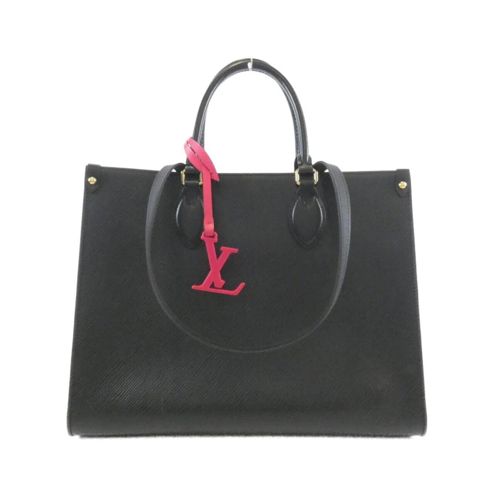Handbag Leather Louis Vuitton: Handbag Leather Louis Vuitton Black Louis Vuitton handbag made from high-quality calfskin leather, with a classic design and timeless elegance. Measuring 28cm x 35cm x 15cm, this stylish accessory is