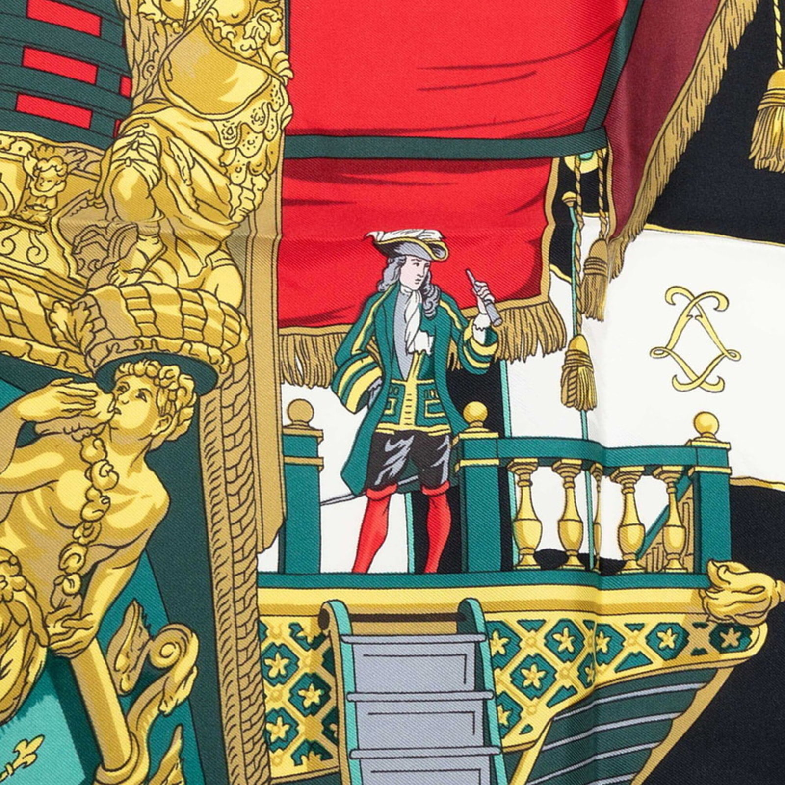 Silk Hermes Scarf - 4