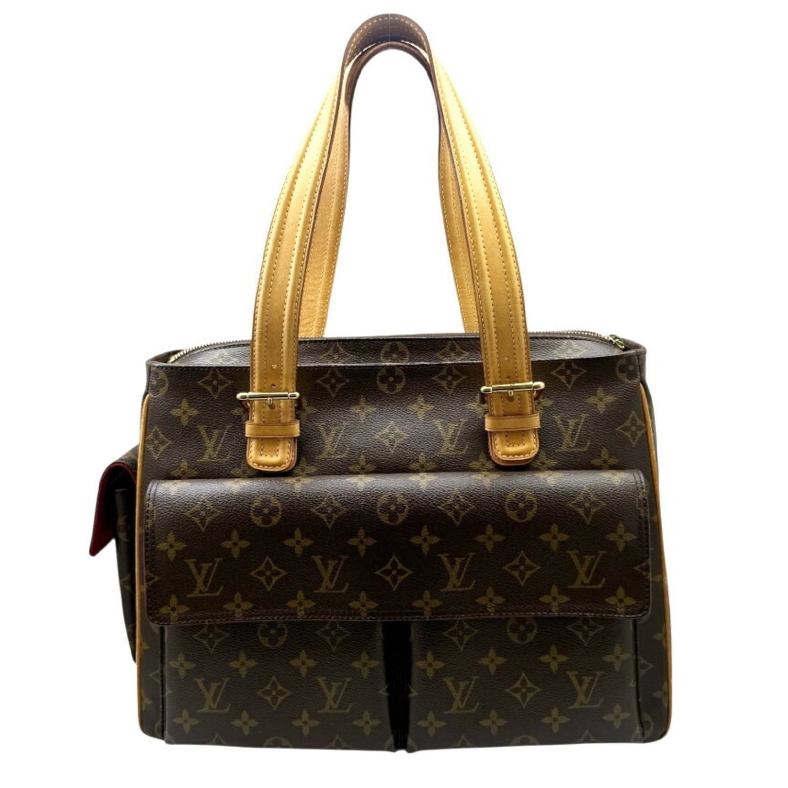 Shoulder Bag Tote Monogram Louis Vuitton: Shoulder Bag Tote Monogram Louis Vuitton Monogrammed with iconic Louis Vuitton style, this shoulder bag tote boasts a timeless design. Made from high-quality materials, its classic brown monogram