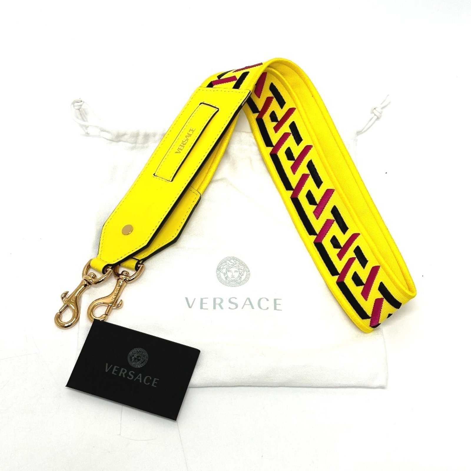 Canvas Strap Leather Versace - 8