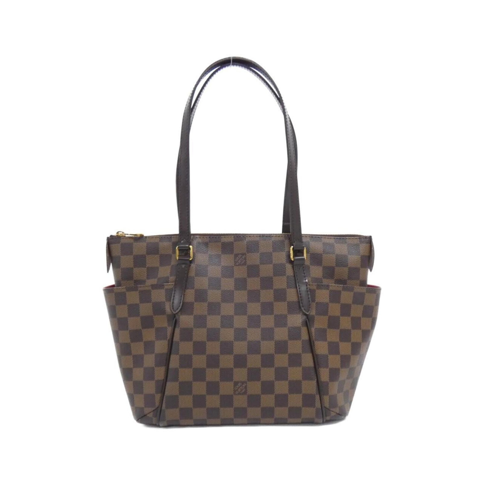 Louis Vuitton Handbag Coated Canvas: Louis Vuitton Handbag Coated Canvas Coated canvas construction provides a durable and stylish finish, while the Ebene color offers a sophisticated and timeless aesthetic. This Louis Vuitton handbag fe