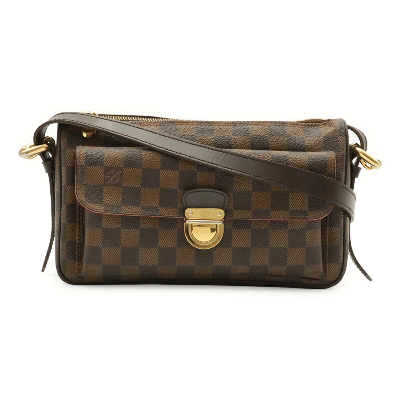 Louis Vuitton PVC Shoulder Bag: Louis Vuitton PVC Shoulder Bag The Louis Vuitton PVC Shoulder Bag is a stylish and modern accessory, featuring a durable PVC material and a classic Damier Canvas pattern. Measuring 16cm x 26cm x 8cm,