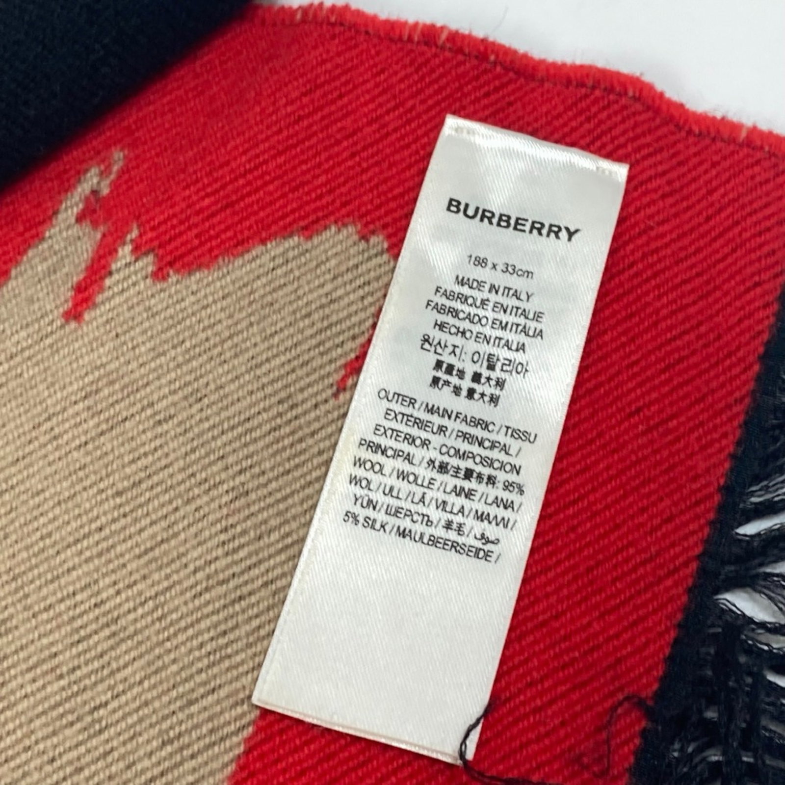 Stole Burberry Wool - 6