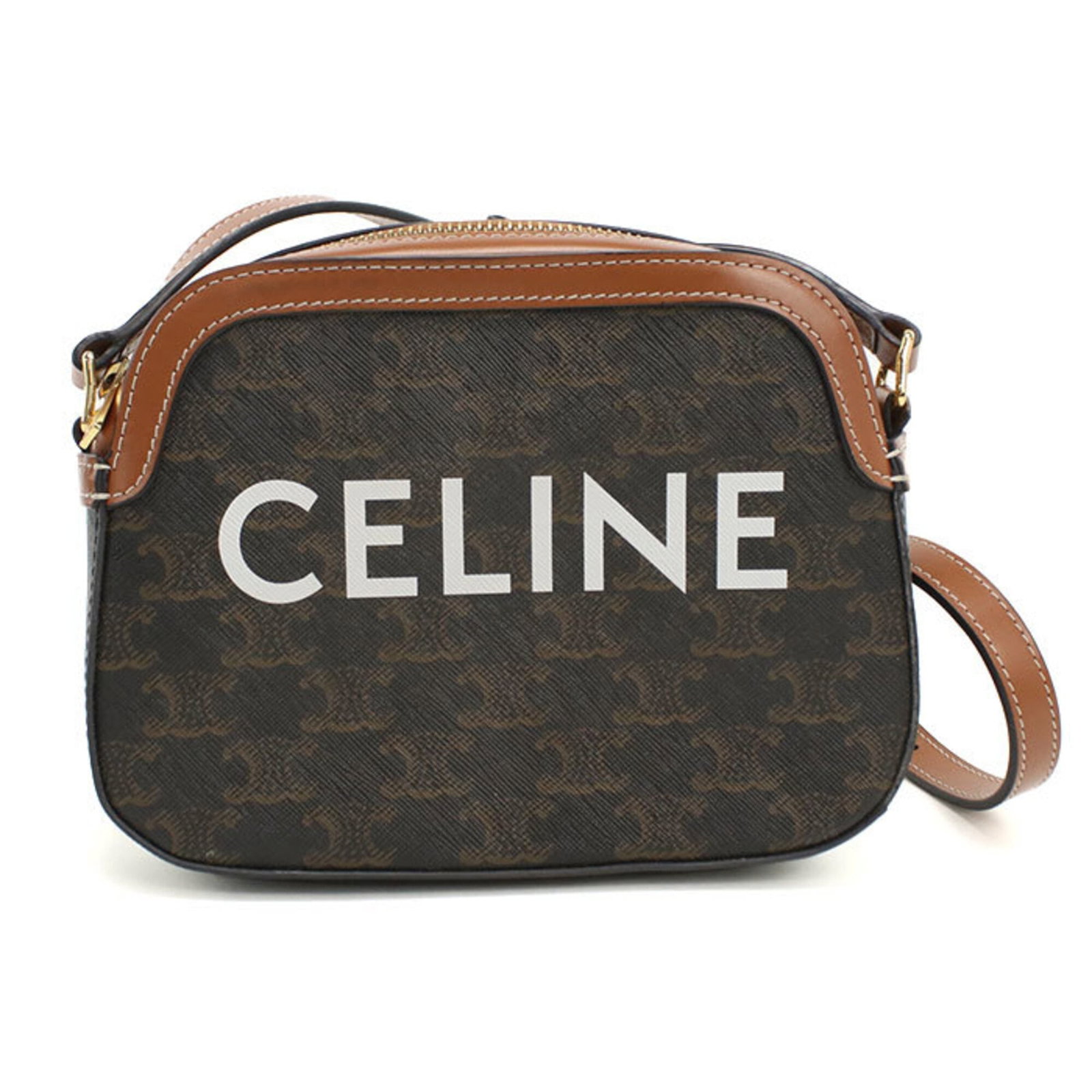 Pvc Leather Celine Shoulder Bag: Pvc Leather Celine Shoulder Bag PVC Leather Celine Shoulder Bag - A stylish and unique accessory, this bag features a striking combination of PVC and leather materials, with a calfskin finish in rich 