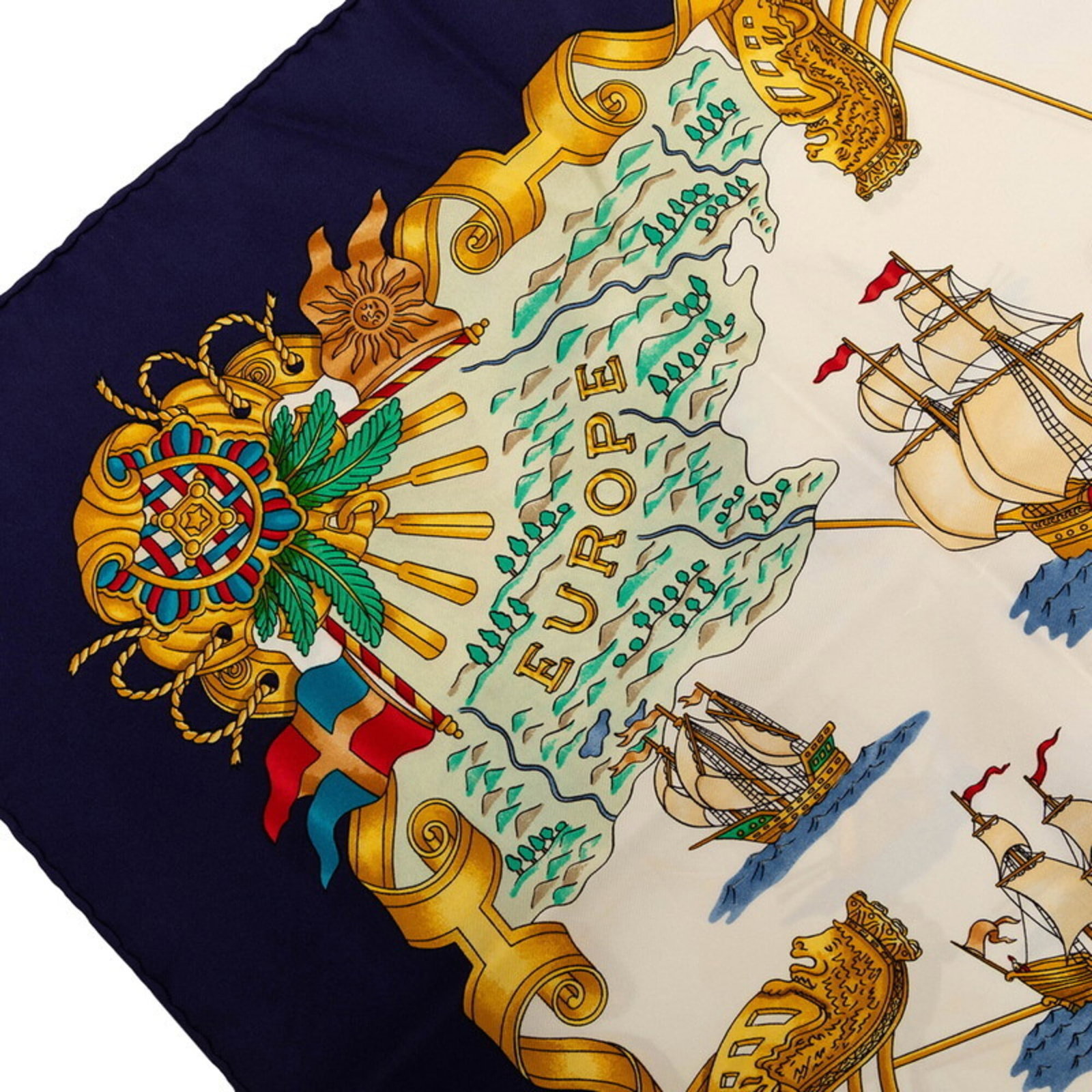 Silk Hermes Scarf - 4