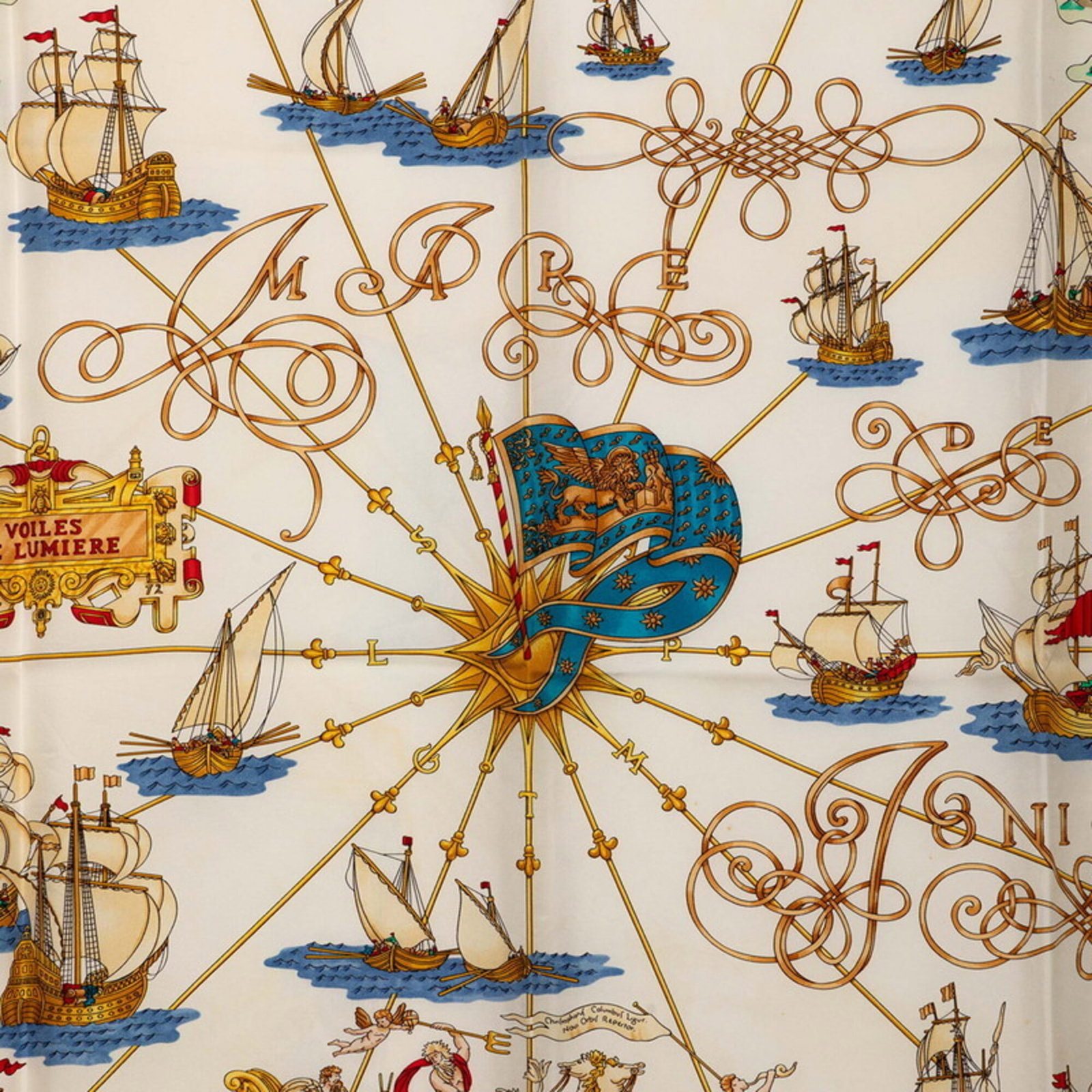 Silk Hermes Scarf - 5