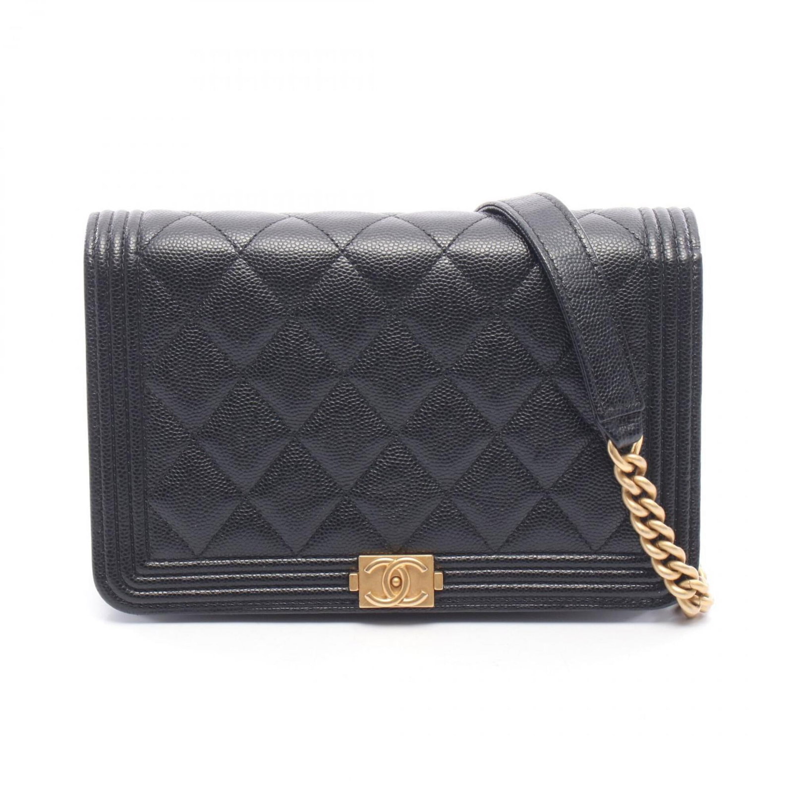 Calfskin Grained Shoulder Bag Handbag: Calfskin Grained Shoulder Bag Handbag Grained Calfskin Shoulder Bag in Black. This Chanel MPN A81969 shoulder bag features a sleek design with a classic black color and premium grained calfskin
