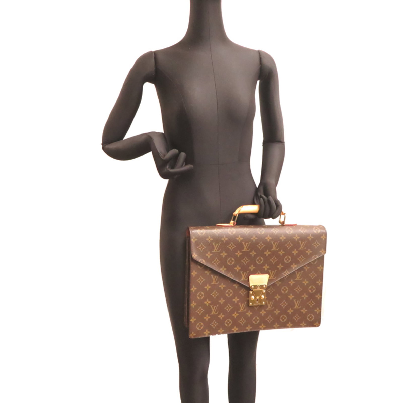 Vuitton Monogram Louis Briefcase - 9