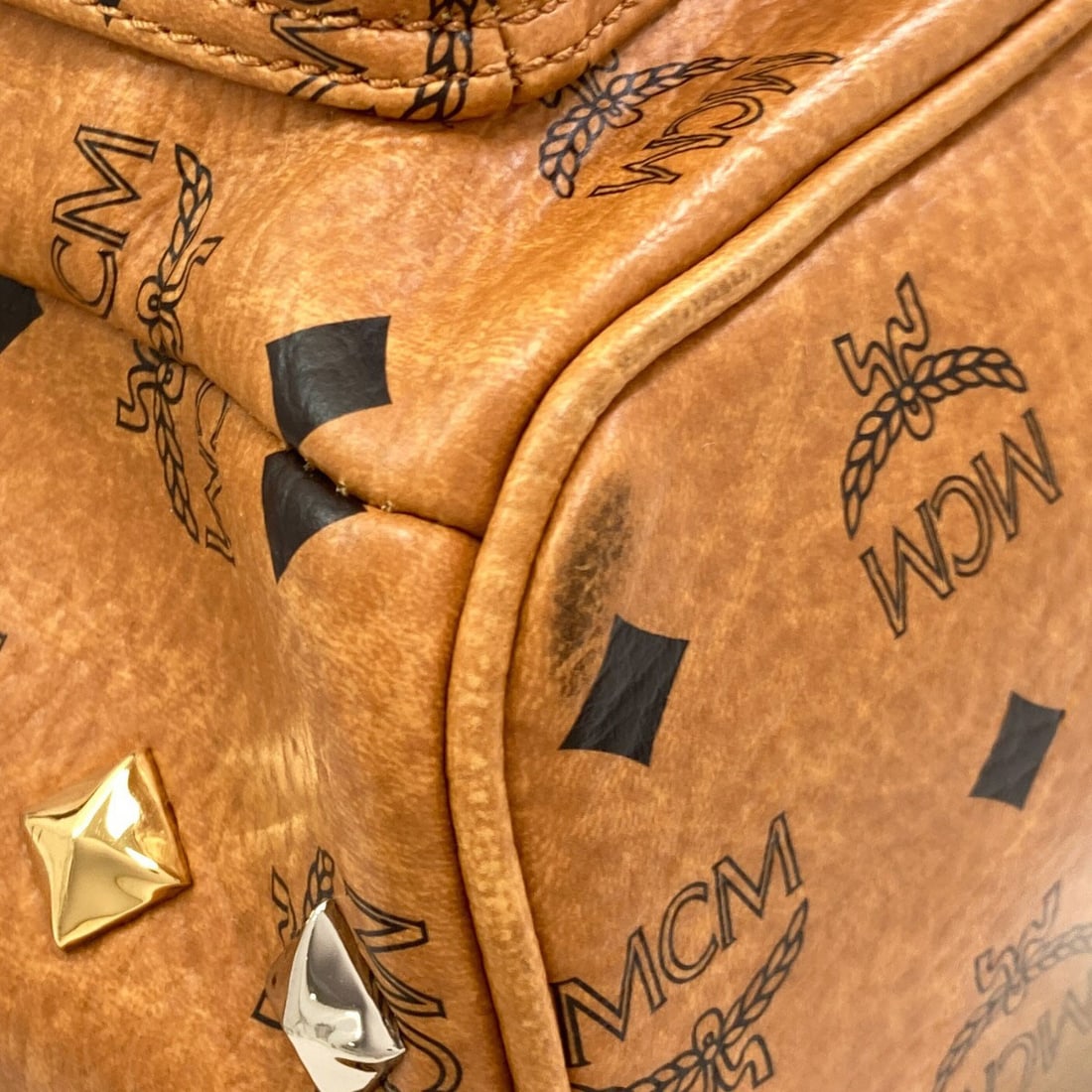 Logo Backpack Pvc Daypack Mcm - 18