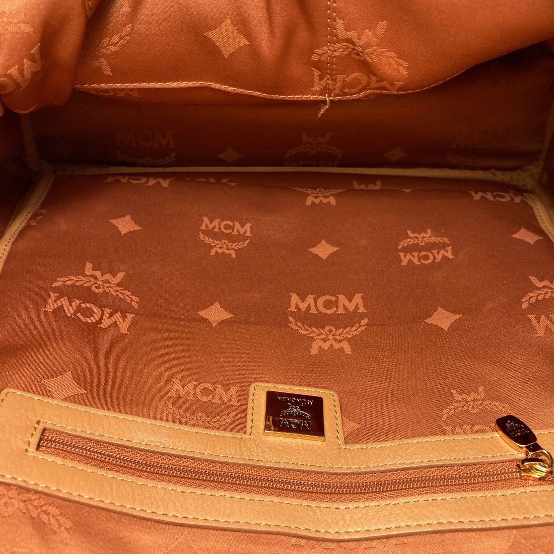 Logo Backpack Pvc Daypack Mcm - 7
